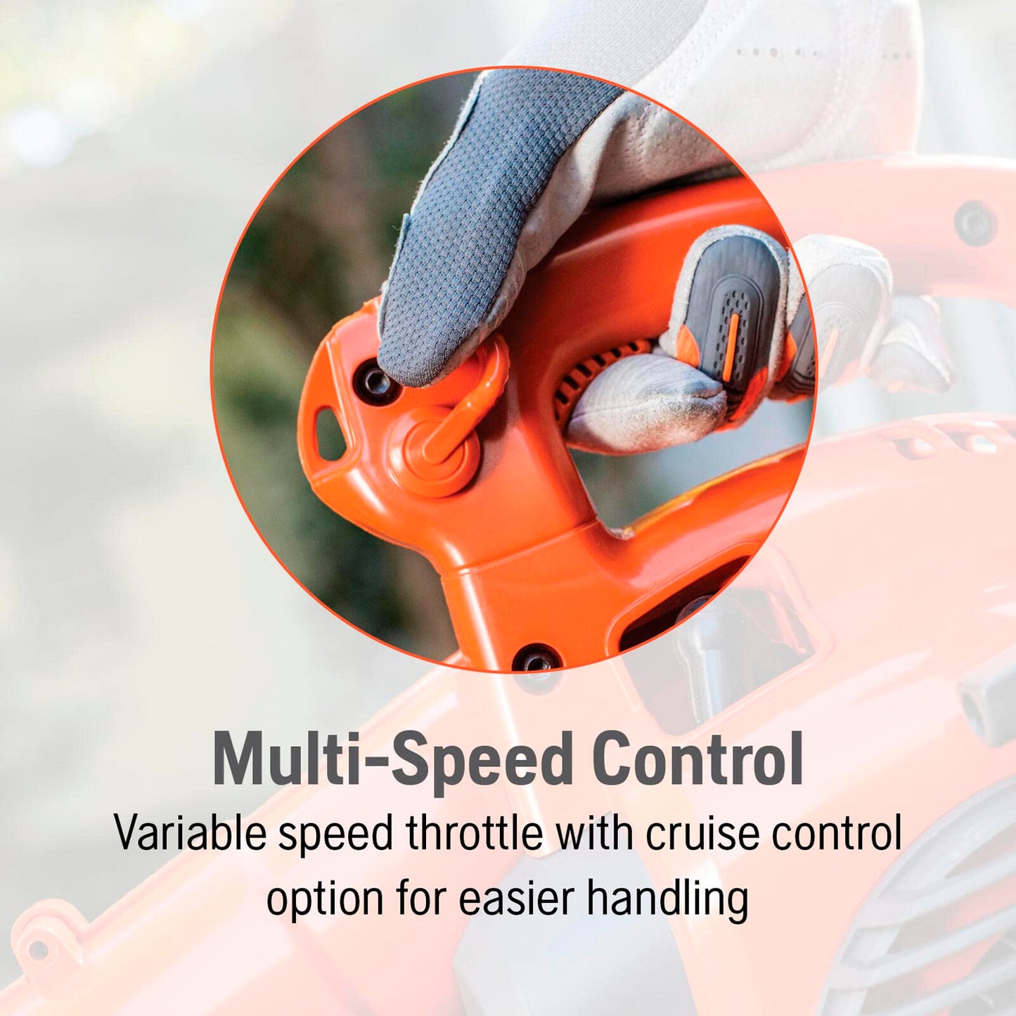 Husqvarna 125B Gas Leaf Blower, 28-cc 1.1-HP 2-Cycle Handheld Leaf Blower, 470-CFM, 170-MPH, 12.5-N Powerful Clearing Performance and Ergonomic Design, Gifts for Men