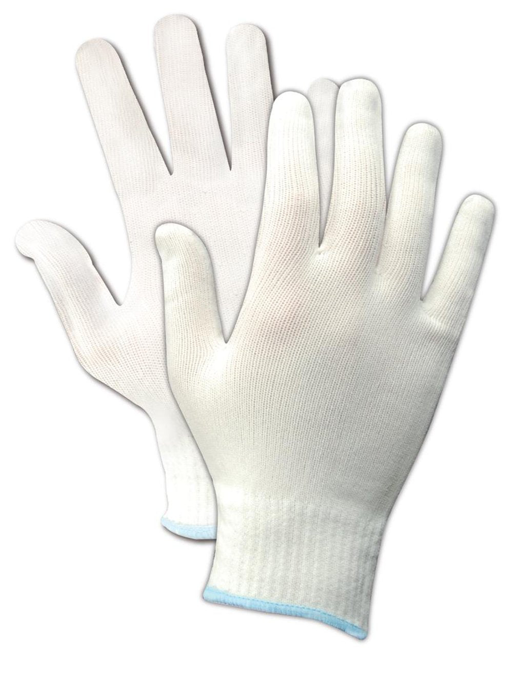 MAGID Nylon Gloves Nylon, 12 Pairs, Size Small, 31NY
