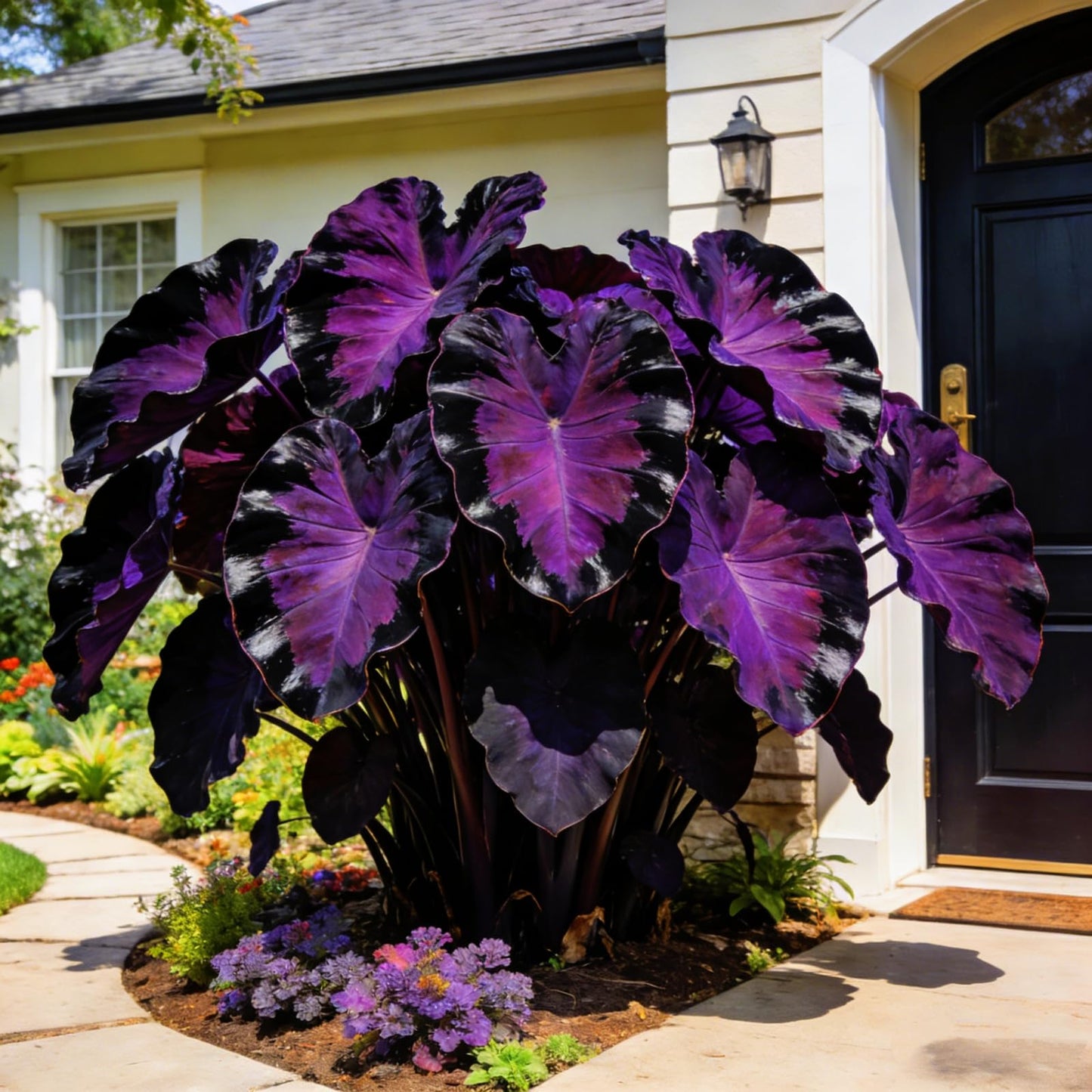 FEWSDVBX Elephant Ear Beautiful Assortment for Outdoor Garden Landscapes,Ideal for Home Gardens & Patios(6)