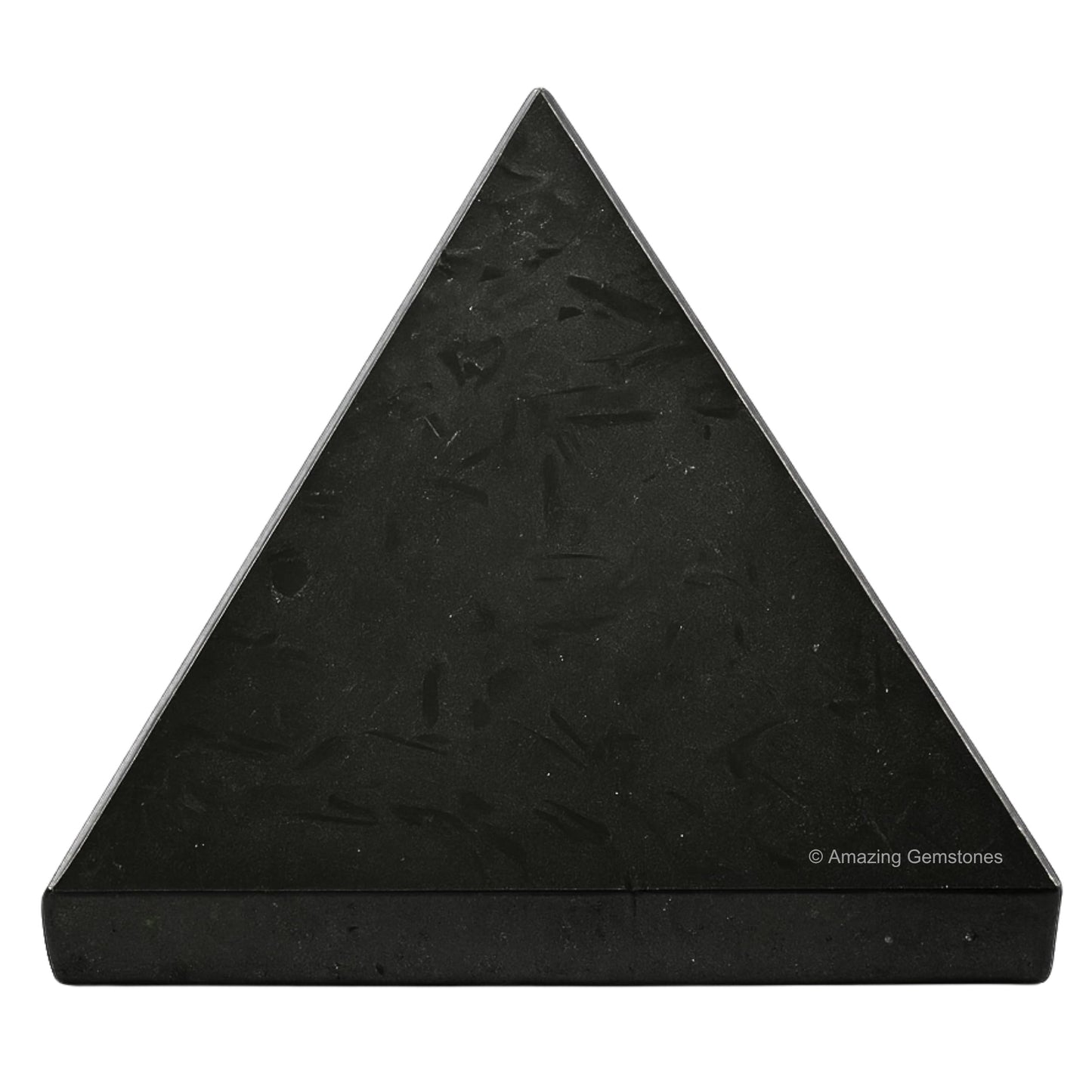 Amazing Gemstone Black Tourmaline Pyramid Crystal Healing Stones - 2" Great Pyramid Figurine of Natural Stone Pyramid for Meditation, Reiki, Chakra Balancing and Crystal Pyramids Grid
