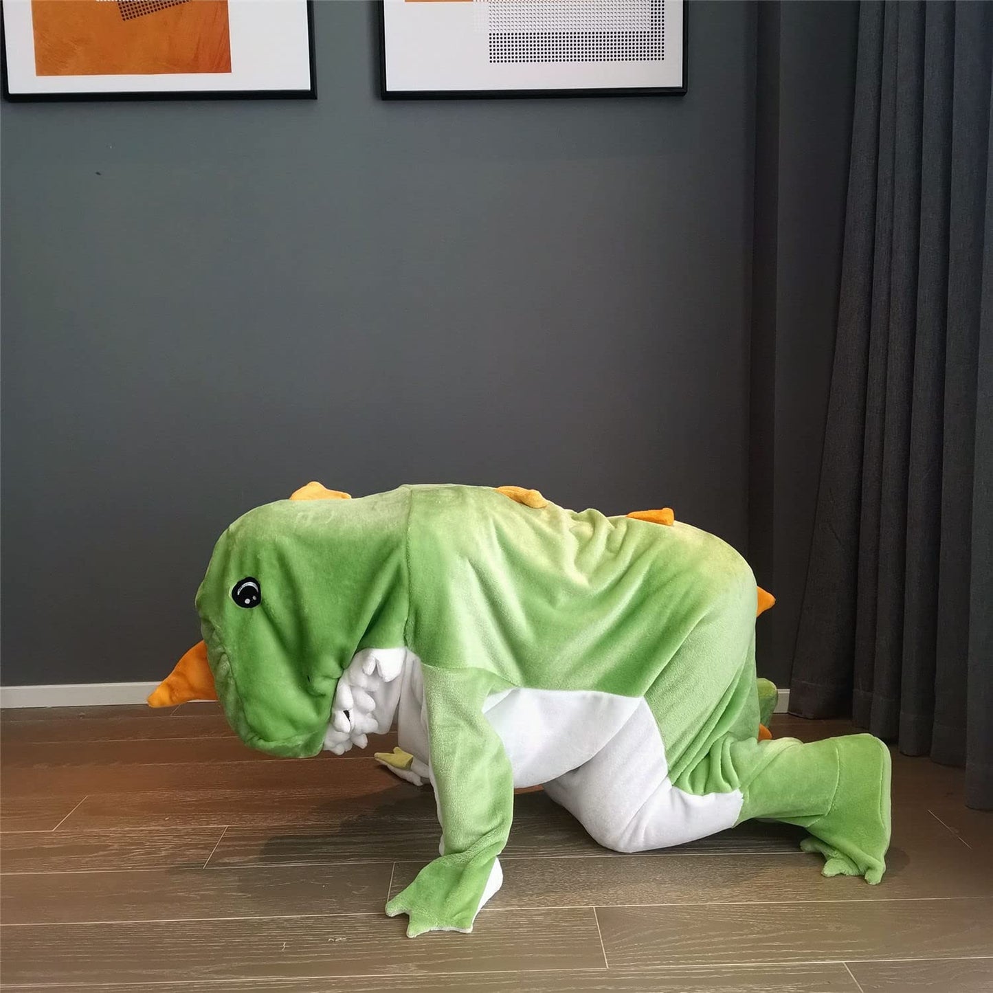 SunBritly Dinosaur Blanket for Adults Hoodie Animal Sleeping Bags Soft Cozy Dinosaur Gifts(XL fit for Height 5'5"-5'9")