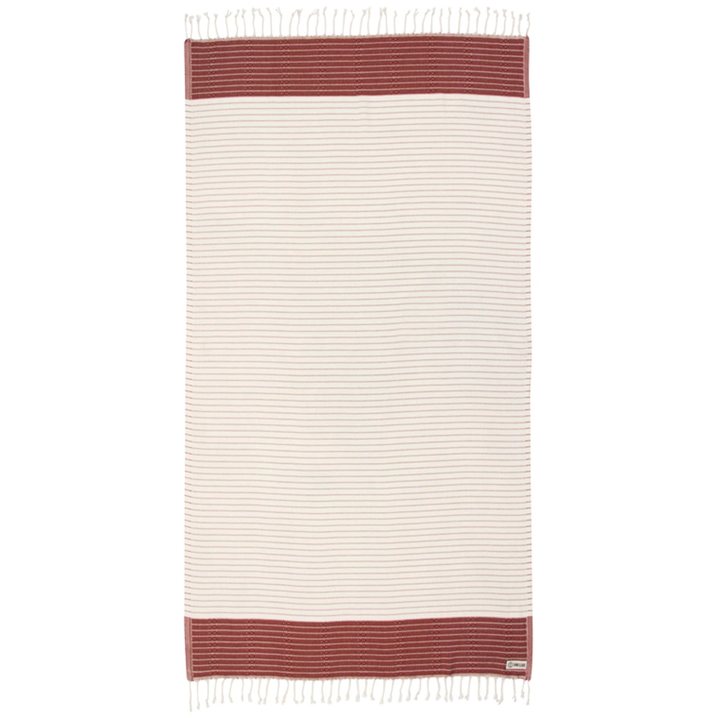 Sand Cloud Beach Towel - Sand Free - 100% Organic Turkish Cotton Yarn - Quick Dry Towel for Beach, Picnic, Blanket or Bath - As Seen on Shark Tank - Letoon Burgundy