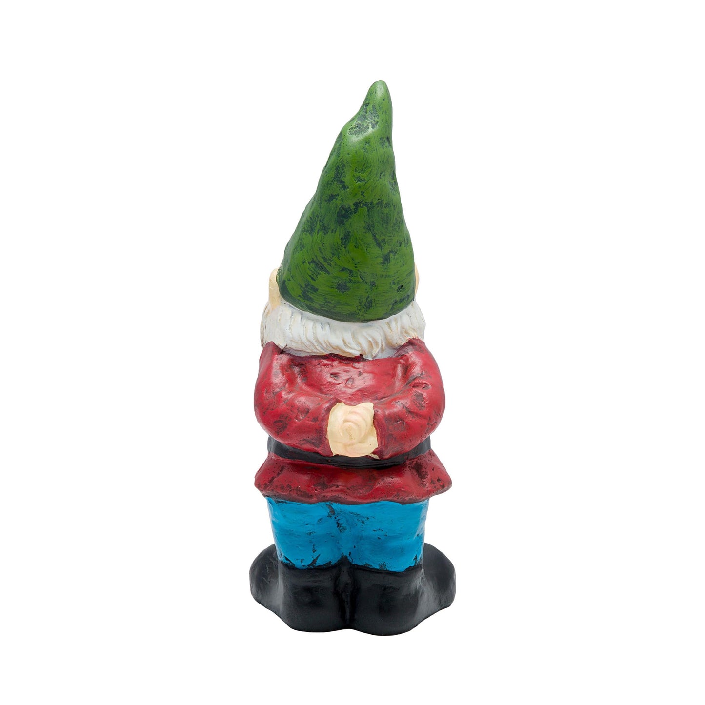 Alpine Corporation 11" Tall Classic Outdoor Garden Gnome Yard Statue Decoration