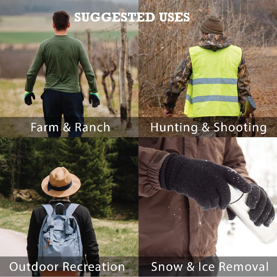 Kinco, 98RL-XL, Lined Grain Cowhide Leather Glove - Warm Heatkeep Thermal Insulation, Long Lasting Protection, Safe, Comfortable, Anti Fatigue Design - Farm, Construction, All Purpose, Ranch, X-Large