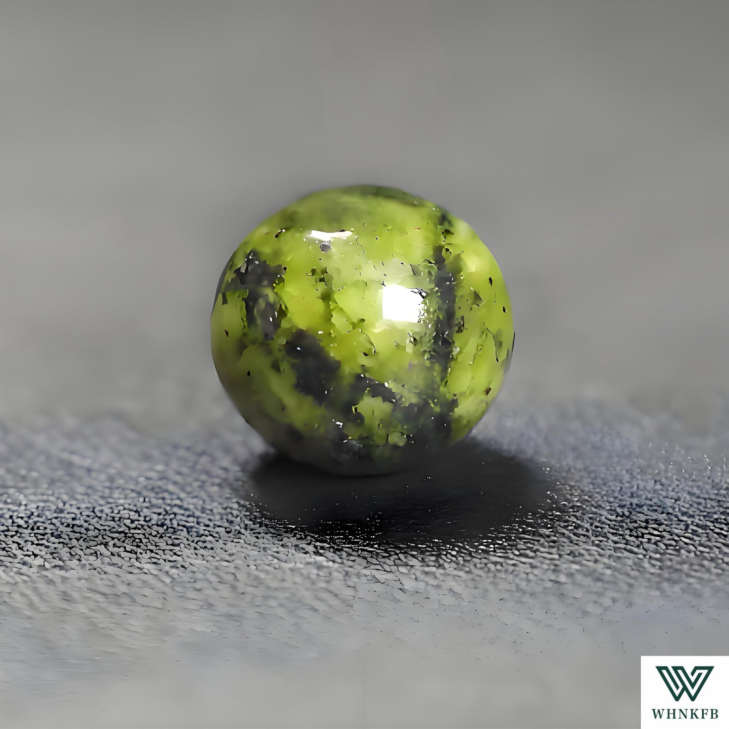 WHNKFB 8mm 50PCS Natural Green Opal Round Beads, Translucent Loose Gemstone Beads for Jewelry Making Craft - 4mm 6mm 8mm 10mm Options with Free Elastic Cord