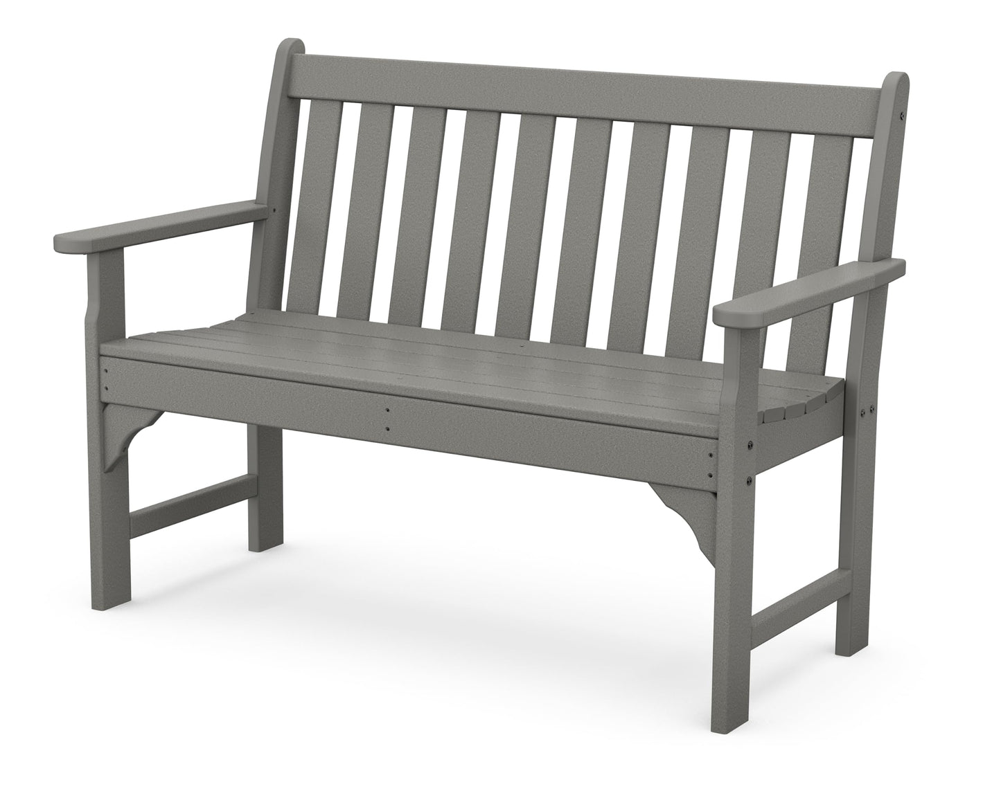 POLYWOOD GNB48GY Vineyard 48" Bench, Slate Grey