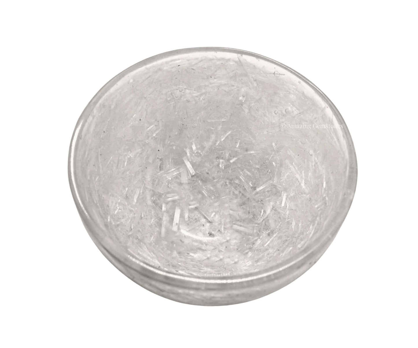 Amazing Gemstone Selenite Orgonite Orgone Crystal Gemstone Bowl - 3" Orgonite Selenite Crystal Bowl for Meditation, Crystals and Healing Stones Gift and Protection