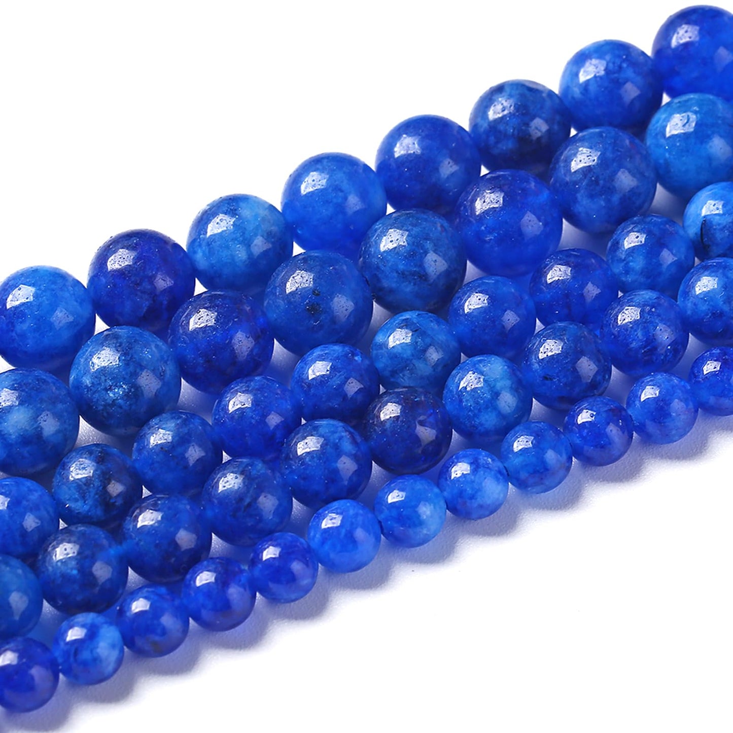 8mm 45pcs Kyanite Jade Stone Round Loose Beads for Jewelry Making DIY Bracelet Necklace