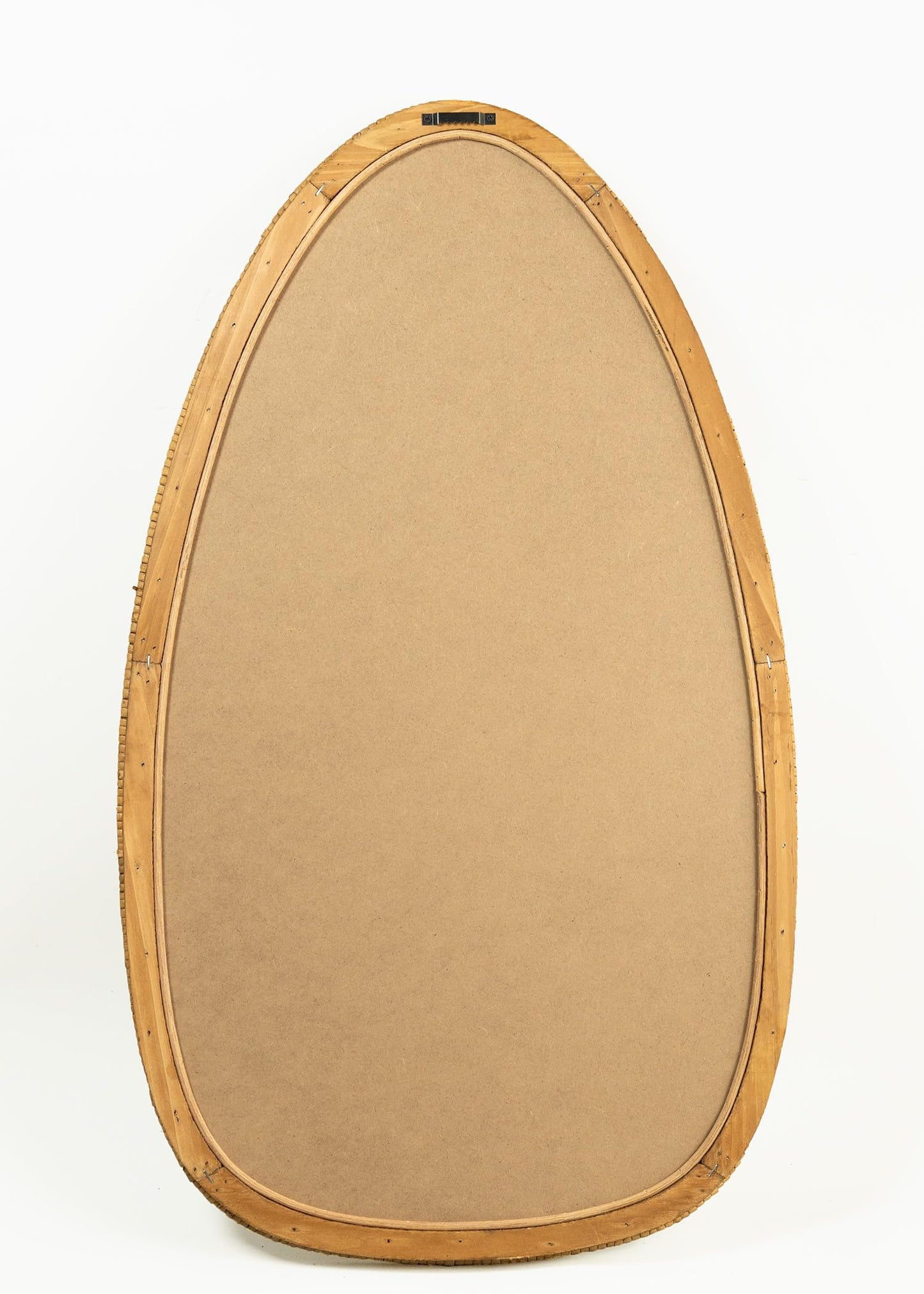 BOMINGHOME Rattan Boho Mirror for Decor, 31.5" x 18" Handmade Wall Mirror that is Farmhouse and Boho Wall Decor Style, Ideal for Hanging in the Bedroom, Living Room, Entryway, Nursery