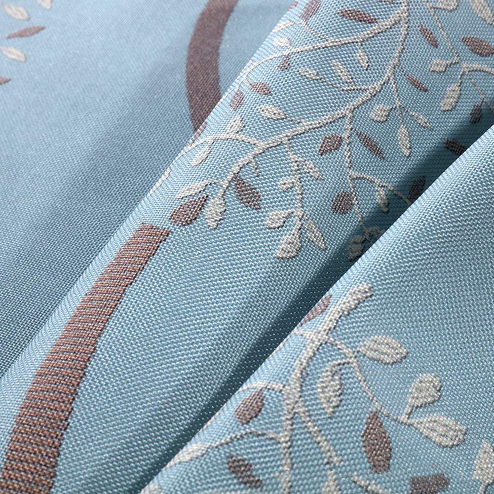 Twelve 3pcs Bed Runner Set - 1 Scarf and 2 Pillowcases, Rippling Teal Bedding Scarves for Guesthouse, Hotel, Home Decor (50x260cm)