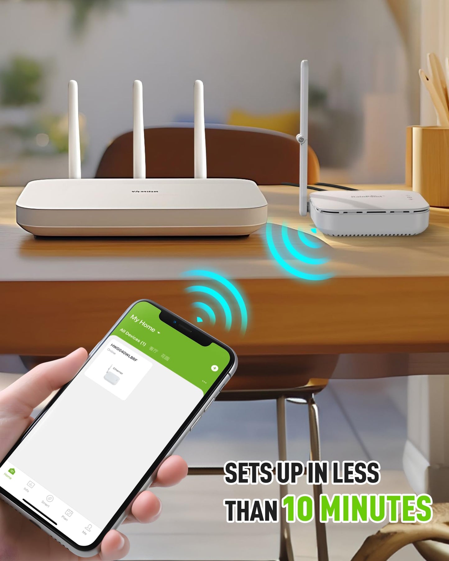 RAINPOINT Ethernet Gateway for WiFi Water Timer, Sprinkler Controller, Smart Hose Timer Valve, Drip Irrigation for Garden, Lawn, and Yard (Support WiFi & Ethernet Connection)