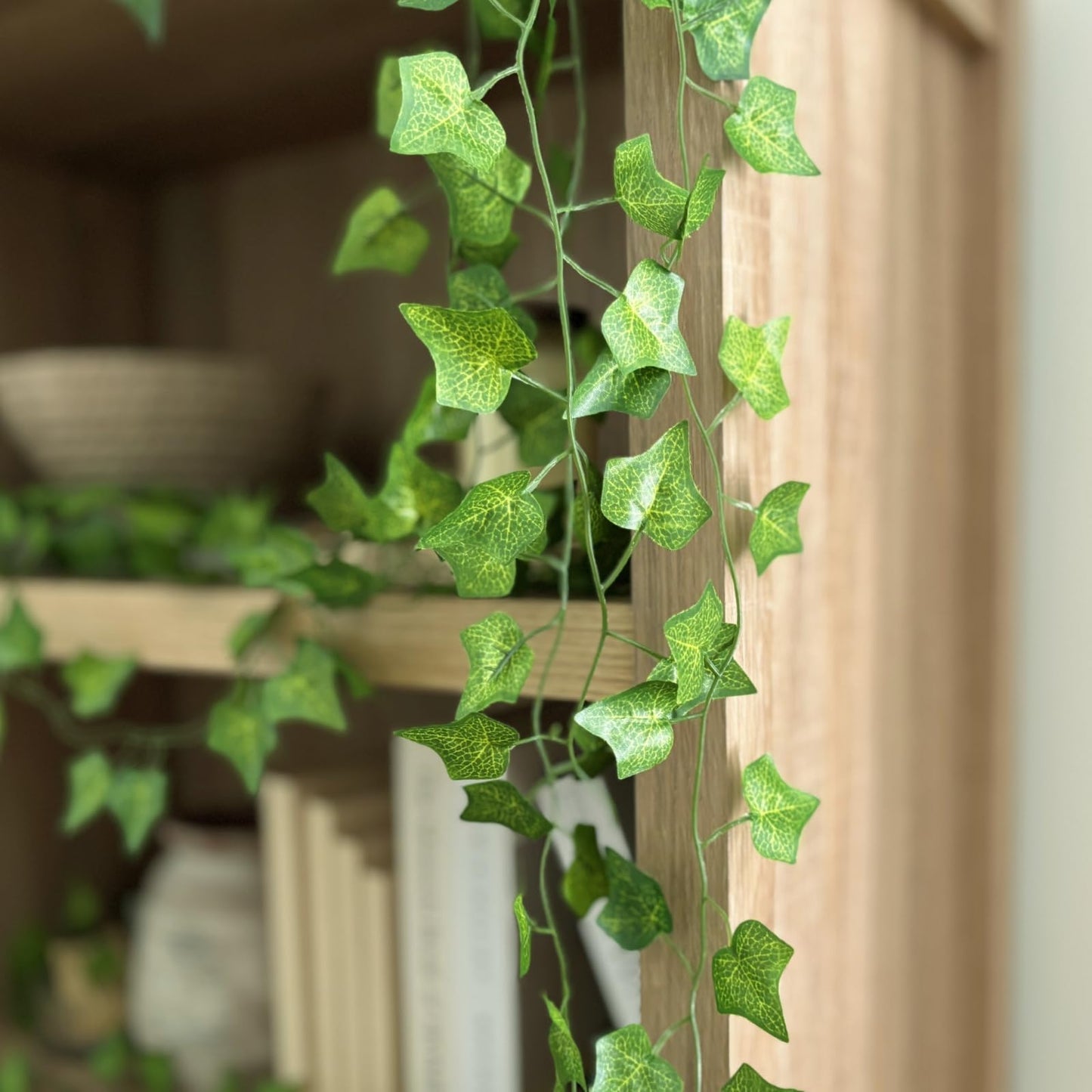 CQURE 12 Pack 84Ft Artificial Ivy Garland, Fake Vines UV Resistant Greenery Leaves Fake Plants Hanging Aesthetic Vines for Home Bedroom Party Garden Wall Room Decor