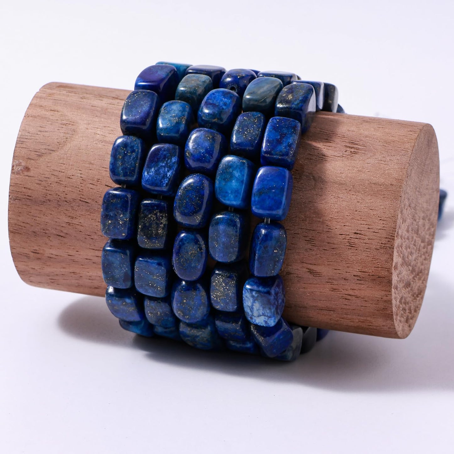 Natural Large Lapis Lazuli Cube Stone Beads 8x11mm 38cm/str Loose Semi Gemstone Stone Square Beads for Making Bracelets Necklace