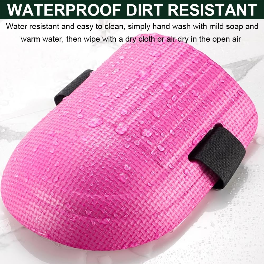 SUJAYU Gardening Knee Pads for Women, Soft Foam Knee Pads for Men Construction, Work Knee Pad for Men Women, Rodilleras Para Roofing Rodilleras Para Trabajo (Black)