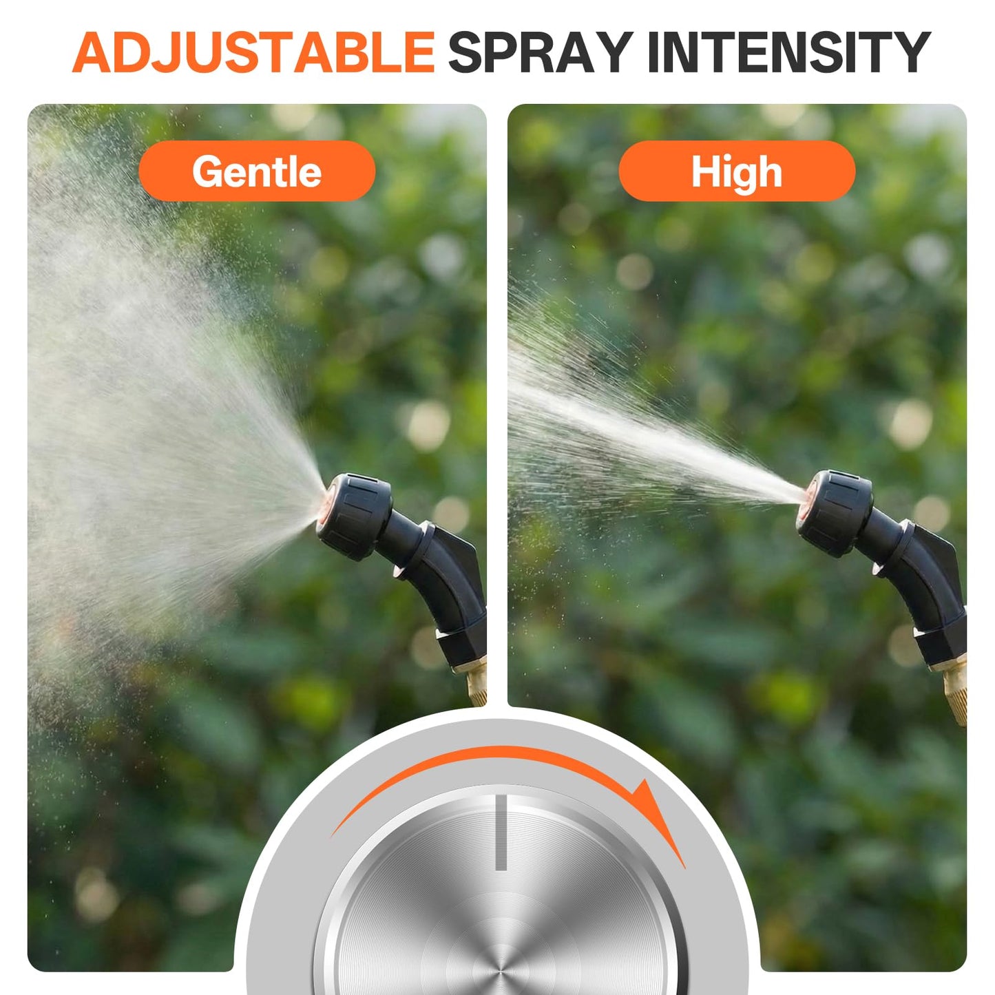 Maxlander Battery Powered Backpack Sprayer 4.2 Gallon, Electric Graden Sprayer Works with 2 x 20V 2.0Ah Battery, 90 PSI Adjustable Pressure Sprayer with 6 Spray Nozzles