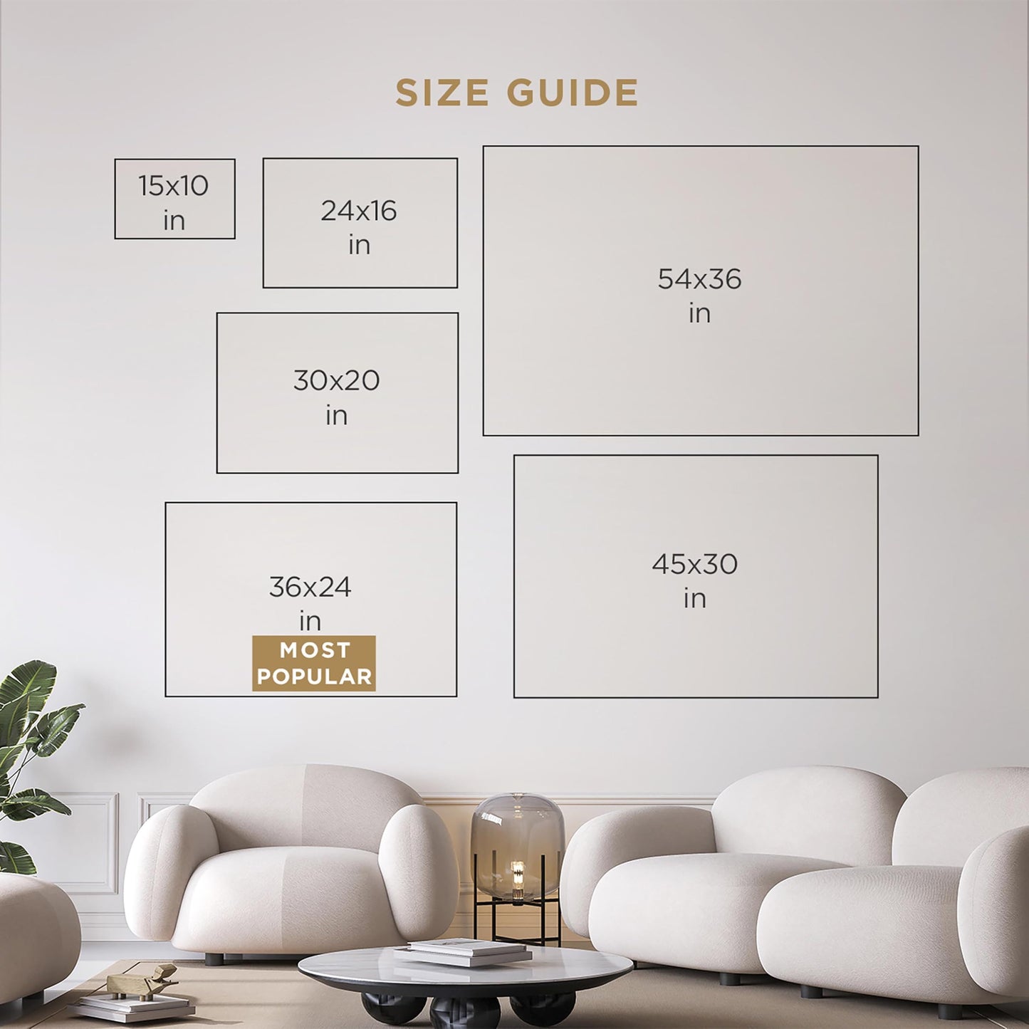 Oliver Gal Typography and Quotes Contemporary Large Canvas Wall Art Milan Sign Contemporary Gold Ready to Hang Home Decor 30 x 45 Gold and White Large Canvas Art for Bedroom