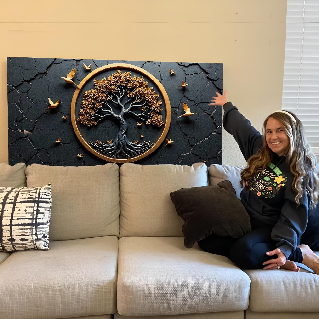 TAILORED CANVASES Celtic Tree of Life Wall Art IV (10x20)