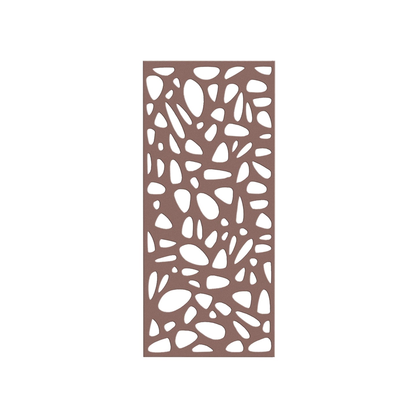 Backyard Discovery Brown Pebble Decorative Screen Panel (Six Panels Included)