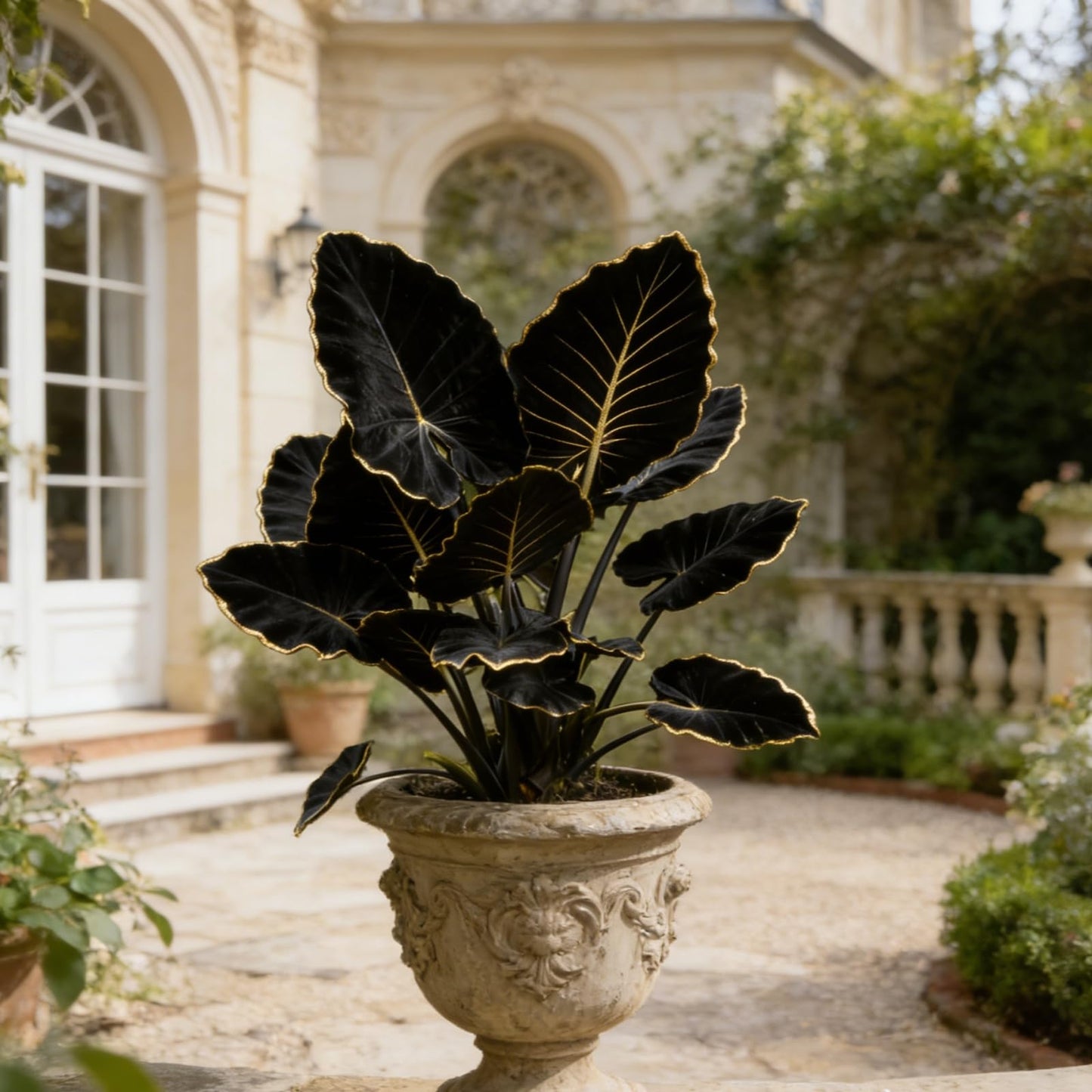 Large Elephant Ear Plant Bulbs | Tropical Colocasia for Outdoor Garden & Patio Landscaping (10)