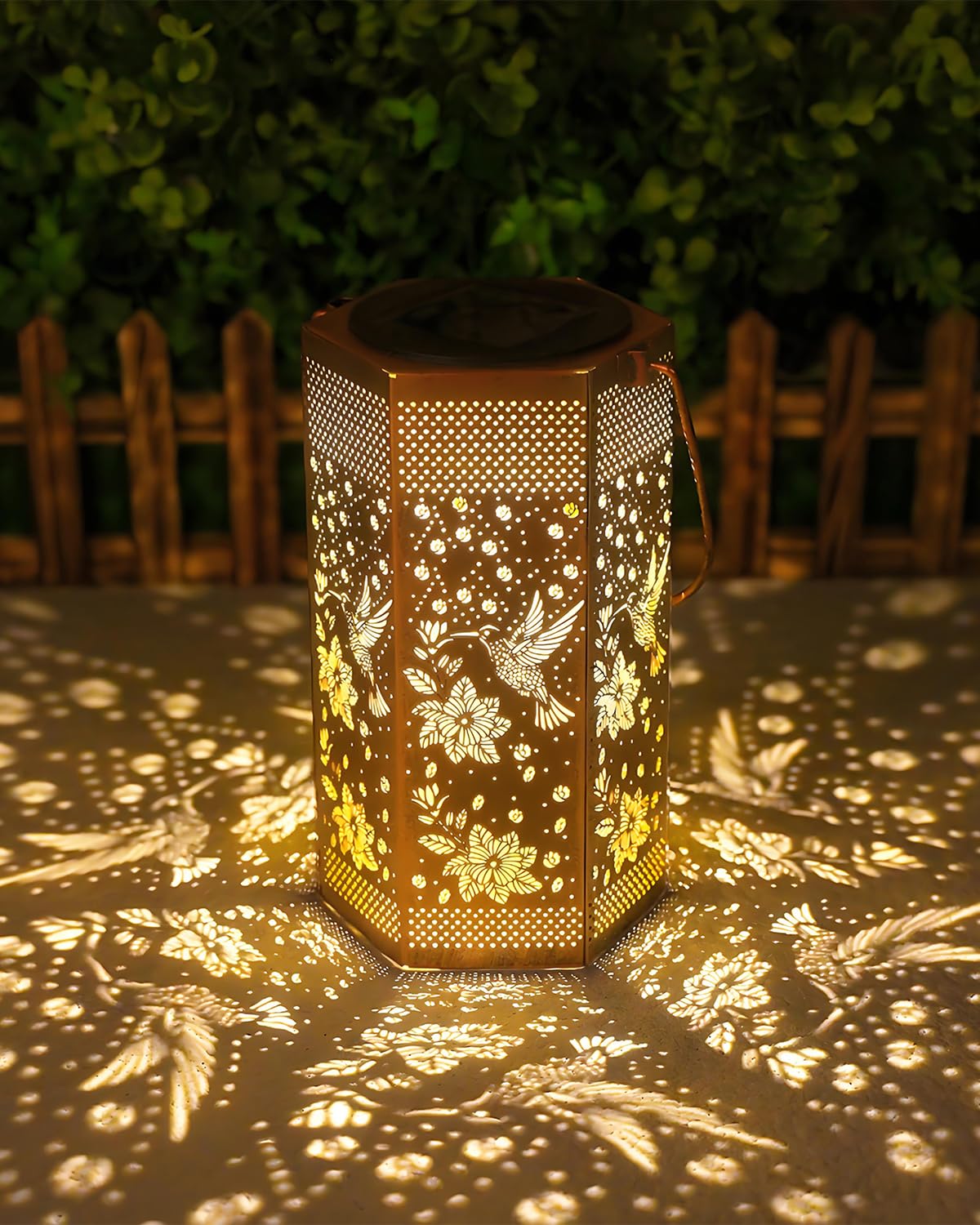 Mothers Day Gifts for Mom - Hummingbird Solar Lantern Outdoor Waterproof, Birthday Gifts for Women Grandma, Solar Lights Outdoor Garden Decor for Outside