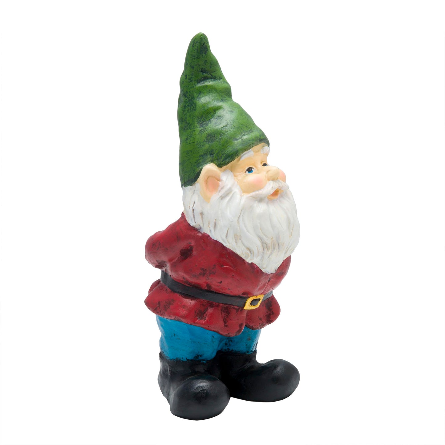 Alpine Corporation 11" Tall Classic Outdoor Garden Gnome Yard Statue Decoration