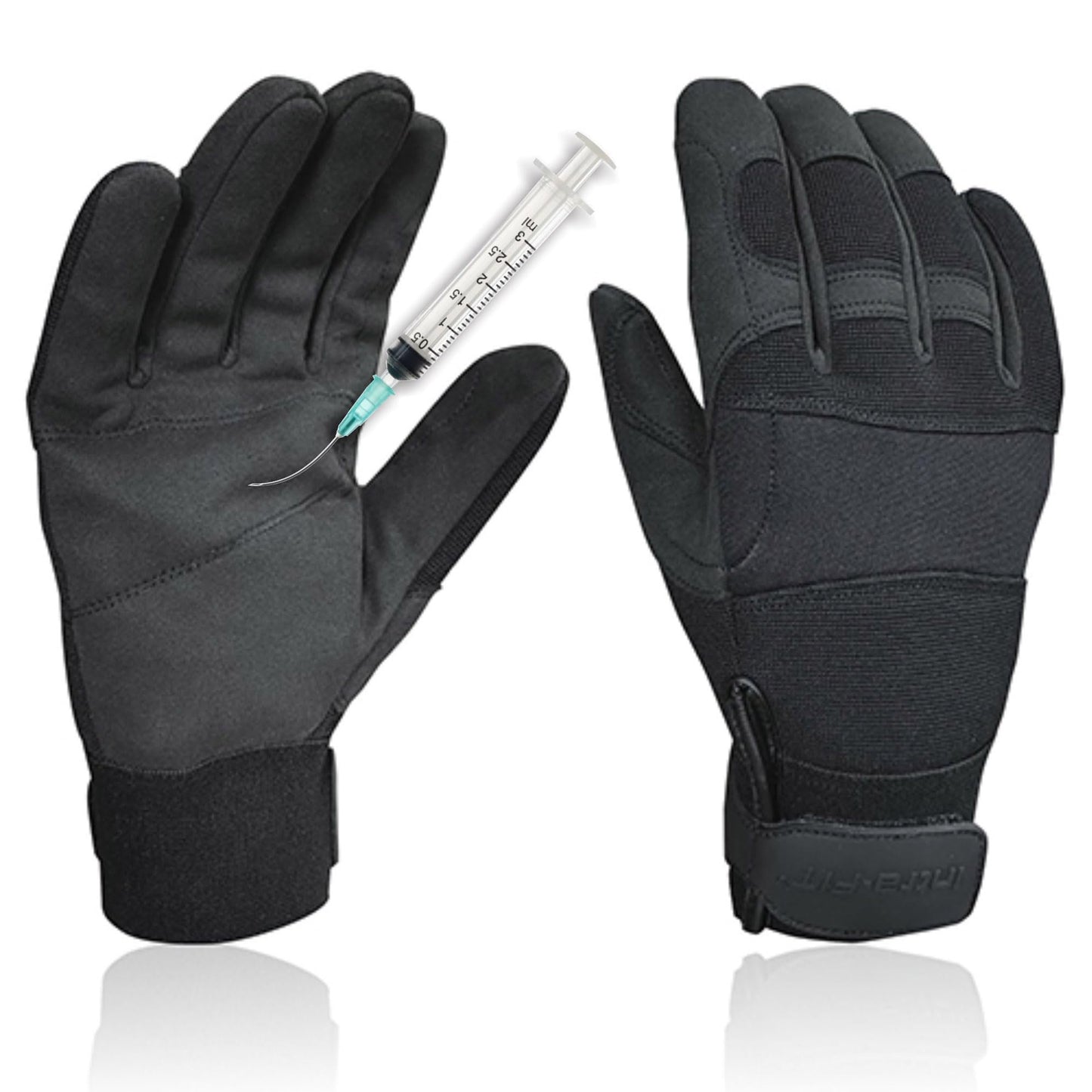 Intra-FIT Needle Puncture & Thorn Proof Gloves, Level 3 Needlestick Resistant Work gloves for Garden & Animal Handling