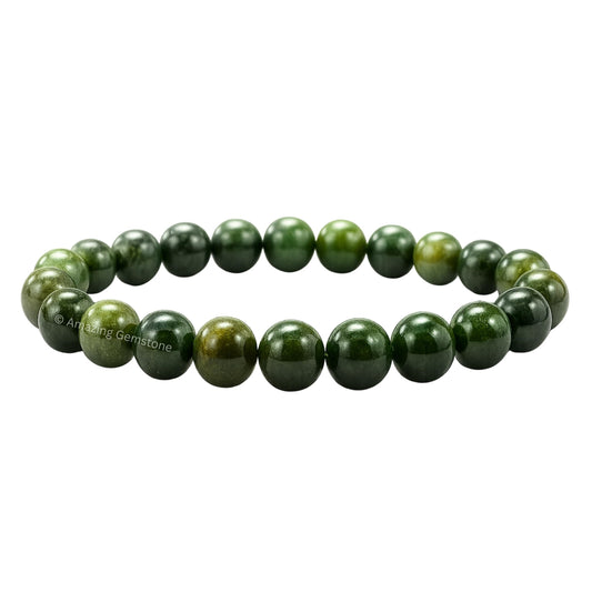 Amazing Gemstone Crystal Bracelet for Women Men's Gifts - Protection Healing Crystal Bracelet - 8mm Gemstone Beaded Stretchable Bracelet Pulseras Para Hombres Mujer Stocking Stuffers Mothers Day Gift (Chrome Diopside)