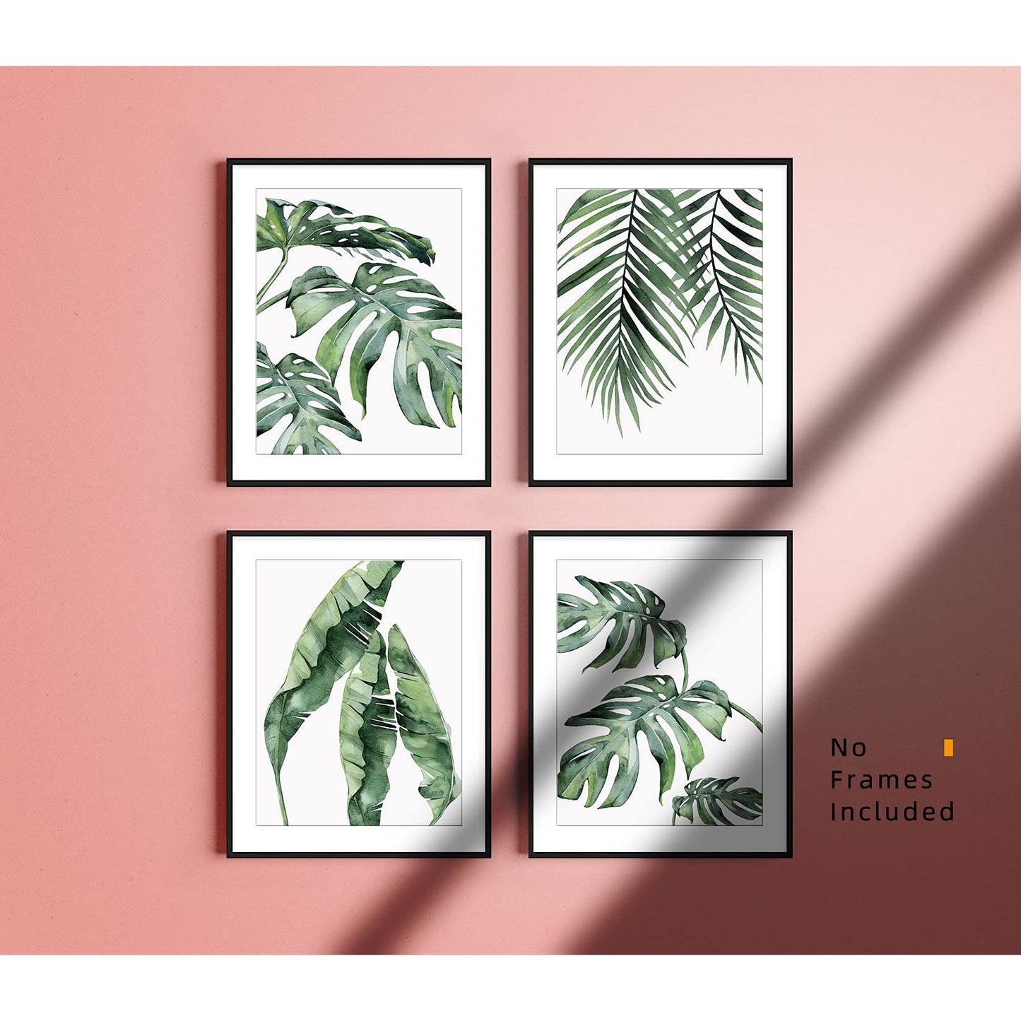 Botanical Prints Poster Wall Art Decor for Living Room, 11x14 Canvas Prints Poster Unframed Set of 4, Boho Wall Print Plant Posters Aesthetic