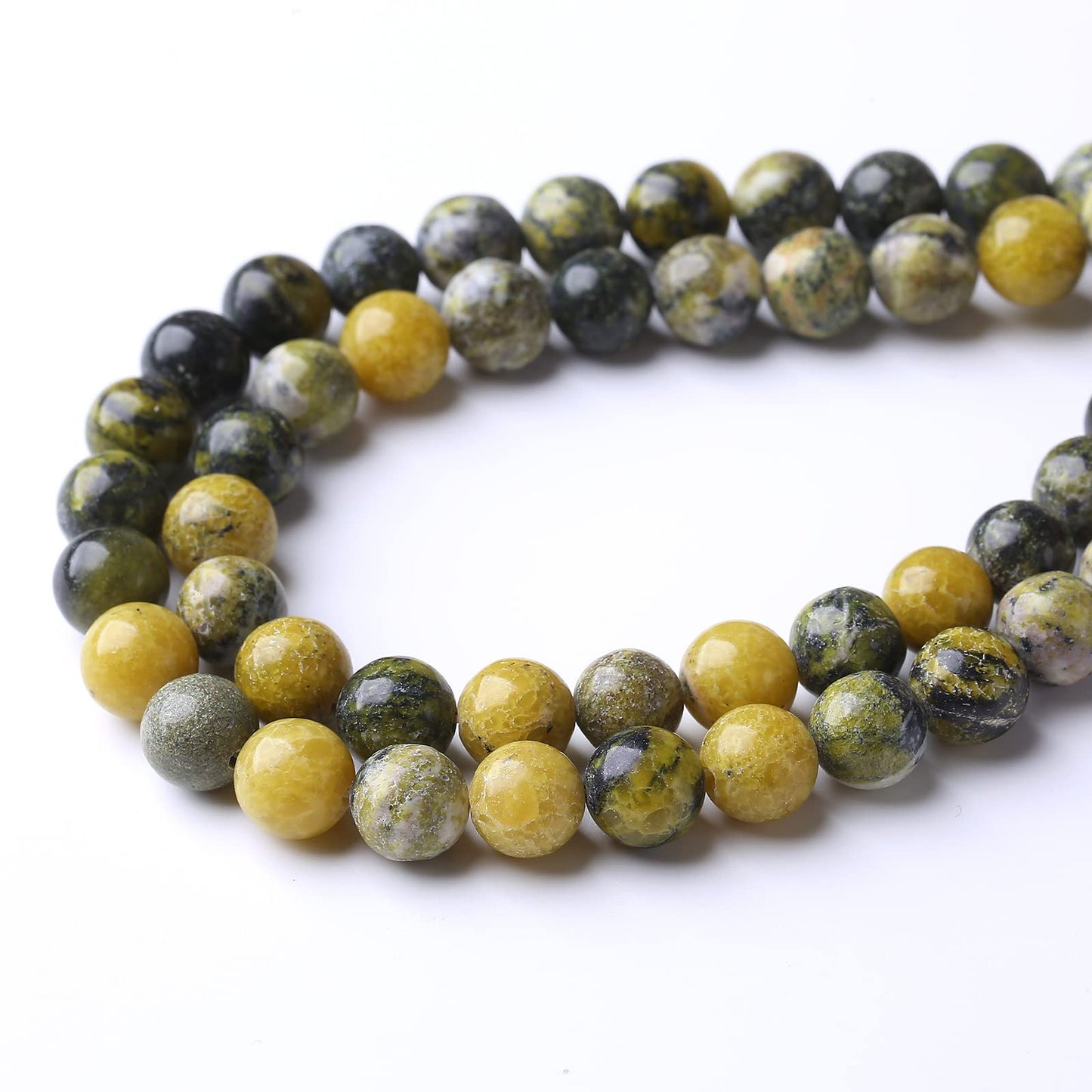 90PCS 4MM Australian Jade Natural Gemstone Round Stone Beads for Jewelry Making DIY Energy Stone Healing Power Bracelet 15"