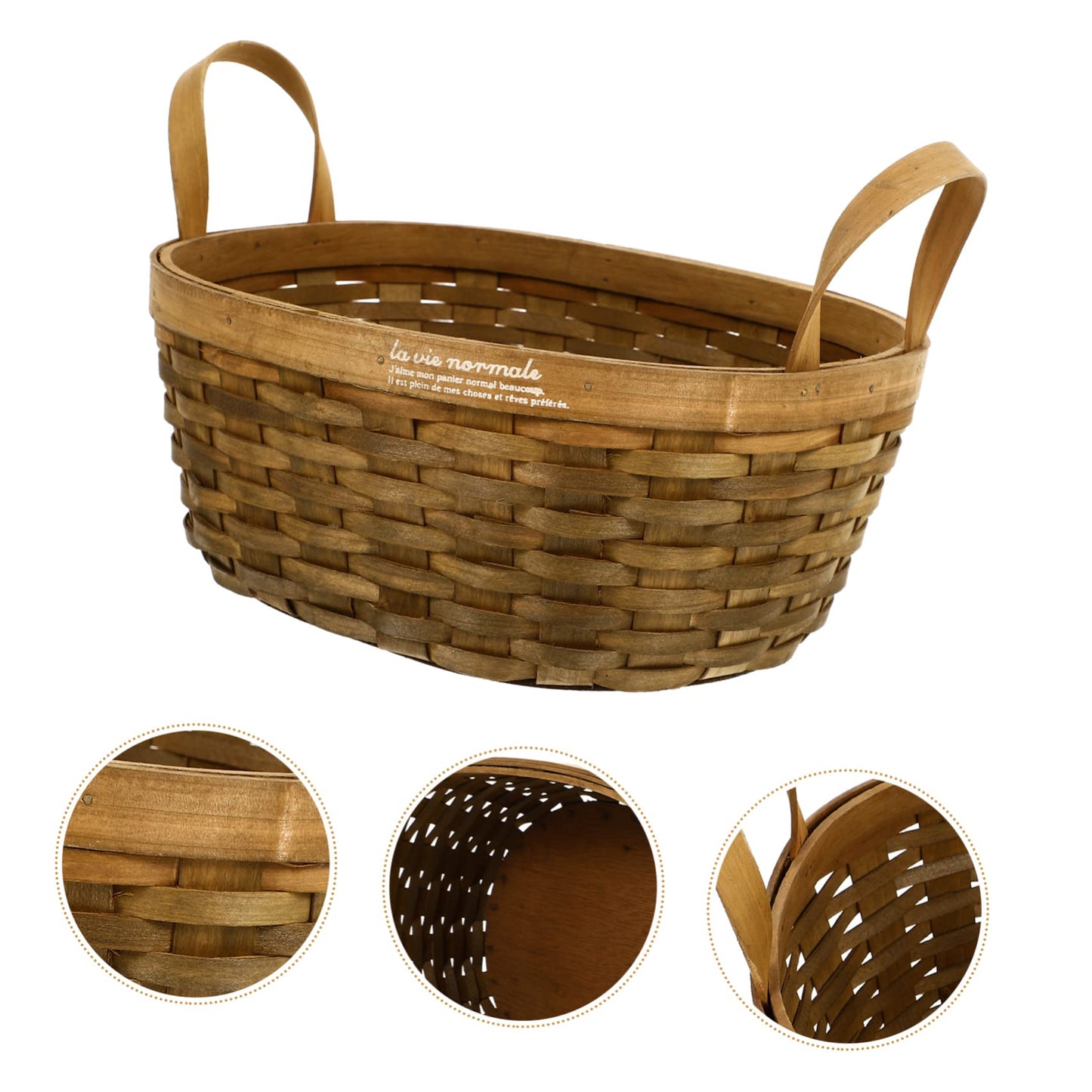 TOPPERFUN Rope Basket Home Storage for Organizing Boho Decor Fruit Holder Easy to Carry