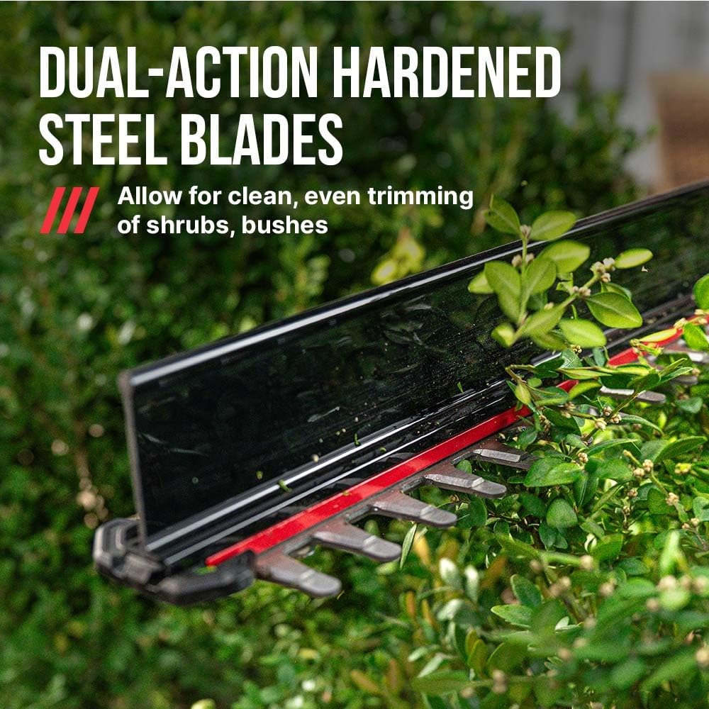 SKIL PWR CORE 40 Brushless 40V 24-Inch Hedge Trimmer Kit, Includes 2.0Ah Battery and 60W Charger - HT2400C-11