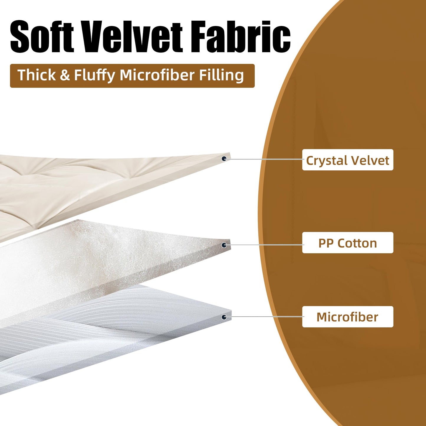 HOMBYS Floor Lounger Pillow Foldable and Tufted Design Long Floor Cushion for Yoga, Reading, Sleeping, Meditation, Elastic Band for Roll Up and Easy Storage, Machine Washable (Beige, 62"x27")