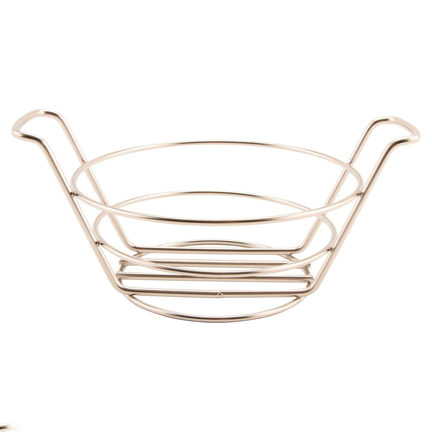 7" Stainless Steel Round Basket with Handles, Clipper Mill by GET 4-22784 (Qty,1)