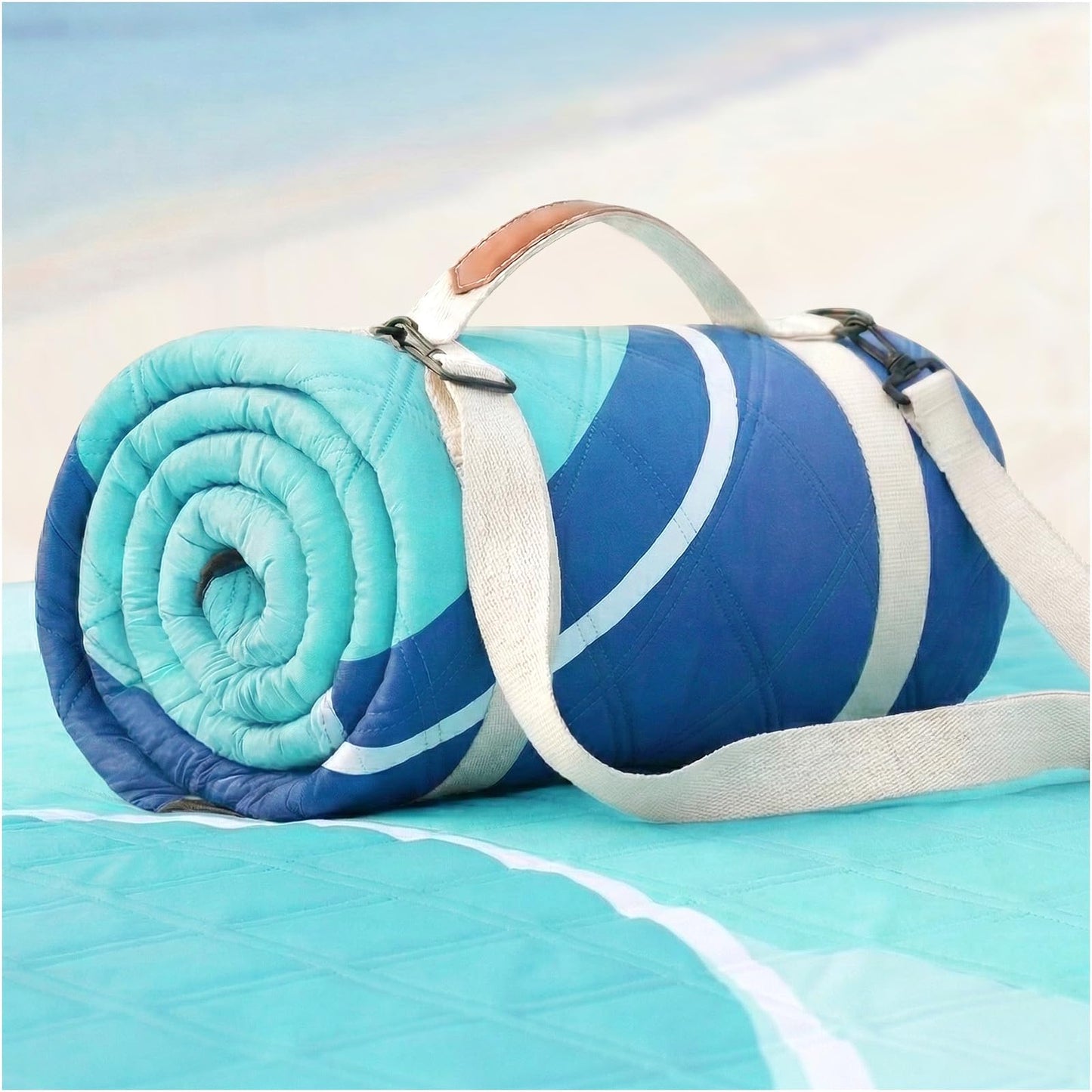 Waterproof Beach Blanket Picnic Outdoor Camping Mat Oversized Extra Large Foldable Sandproof Sand Free Resistant Big XL Giant Towel Hawaii Honeymoon Essentials Women Summer Must Have Vacation Gift
