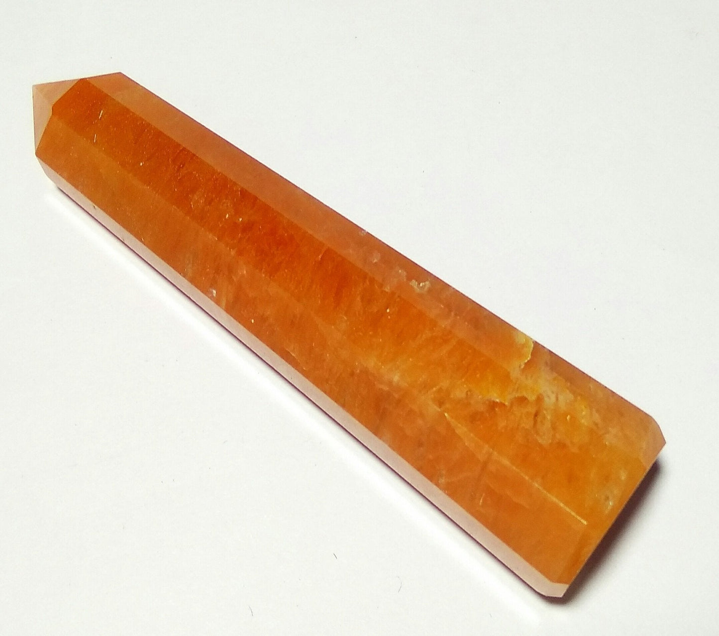 WholesaleGemShop 3 Inch Red Aventurine Gemstones Obelisk Tower Jumbo Facet Aura Rock Crystal Natural Polished Earth Wand Spirit