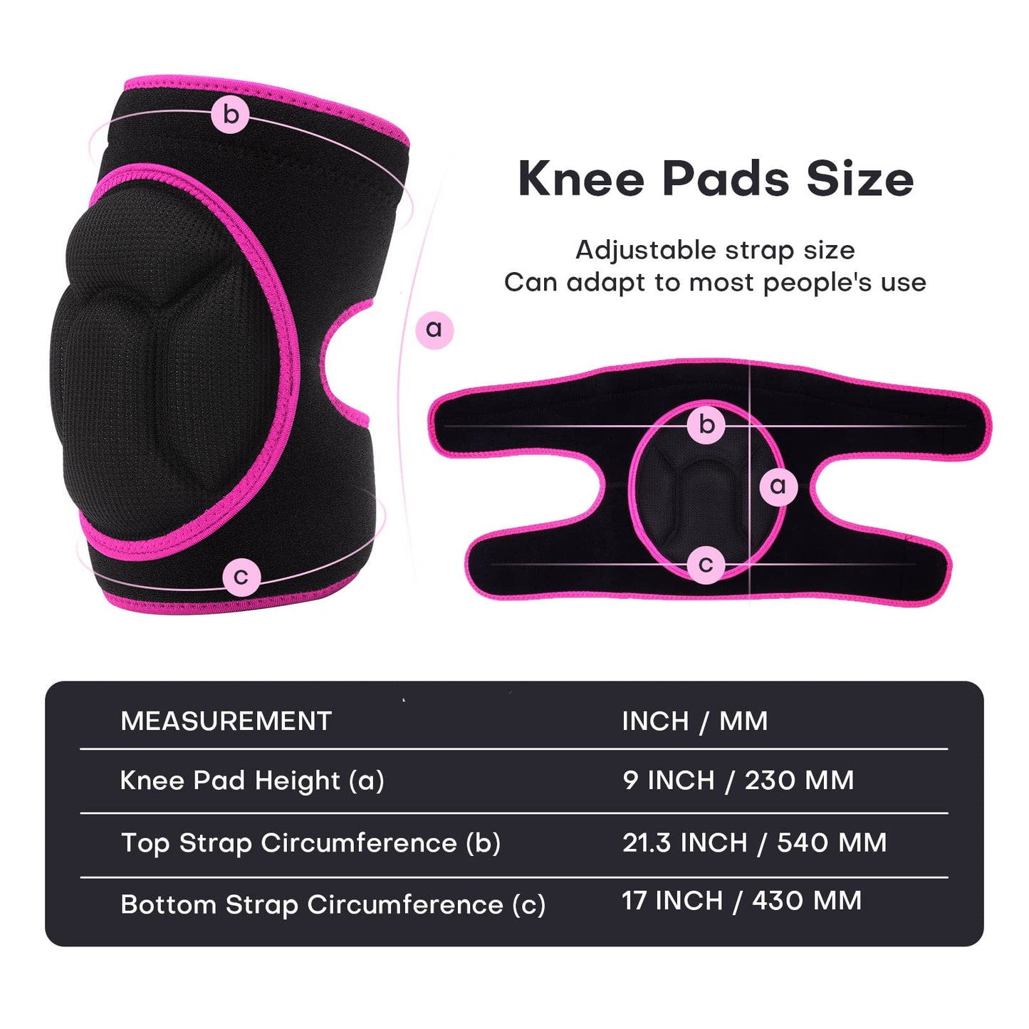 YKTSUJ Women Men Knee Pad Suitable for House Working, Floor and Carpet Cleaning, Gardening Maintain, Construction Work, High Elastic Fabric Men Knee Pads Protect Knee Safety