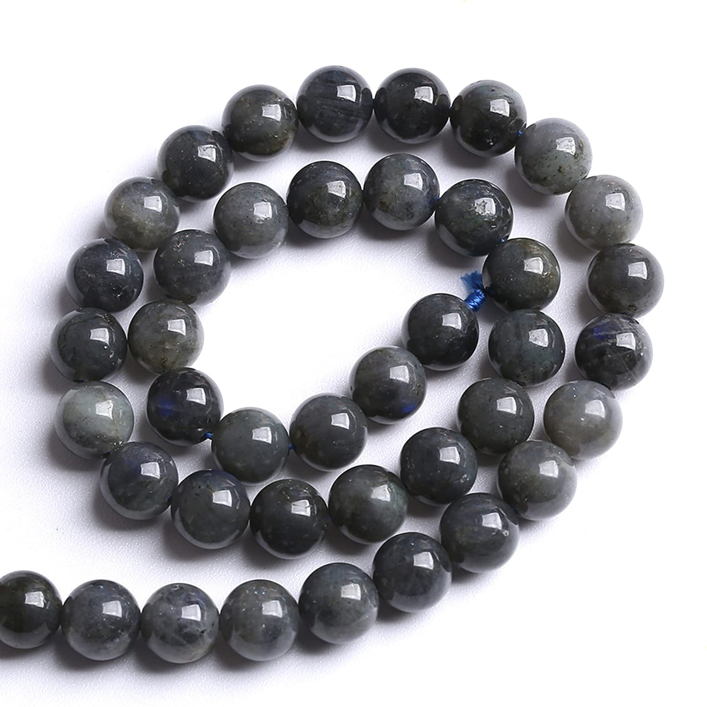 4MM 88PCS Natural Stone Black Labradorite Beads Crystal Loose Beads for Jewelry Making DIY Bracelet