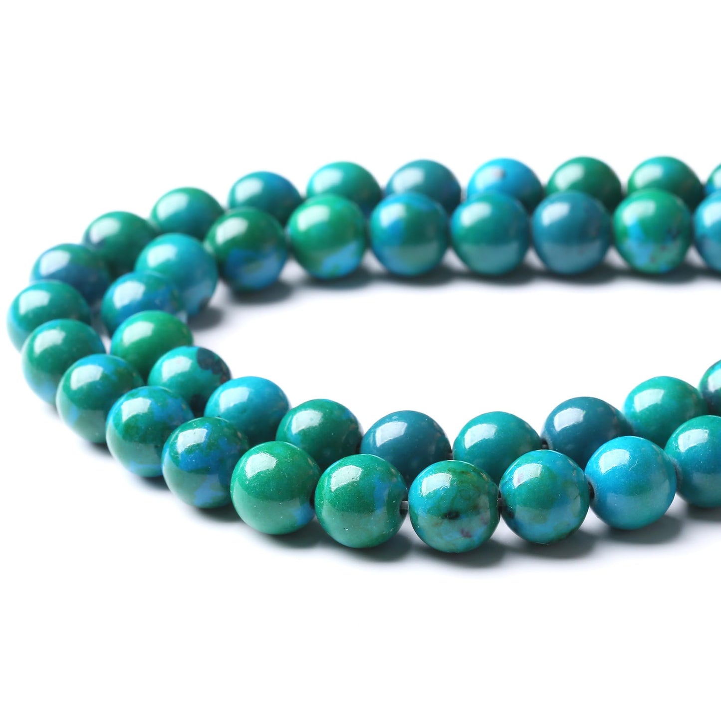10MM Phoenix Stone Beads Round Loose Beads Natural Gem Beads Crystal Energy Stone Beads for Jewelry Making DIY Bracelet Necklace