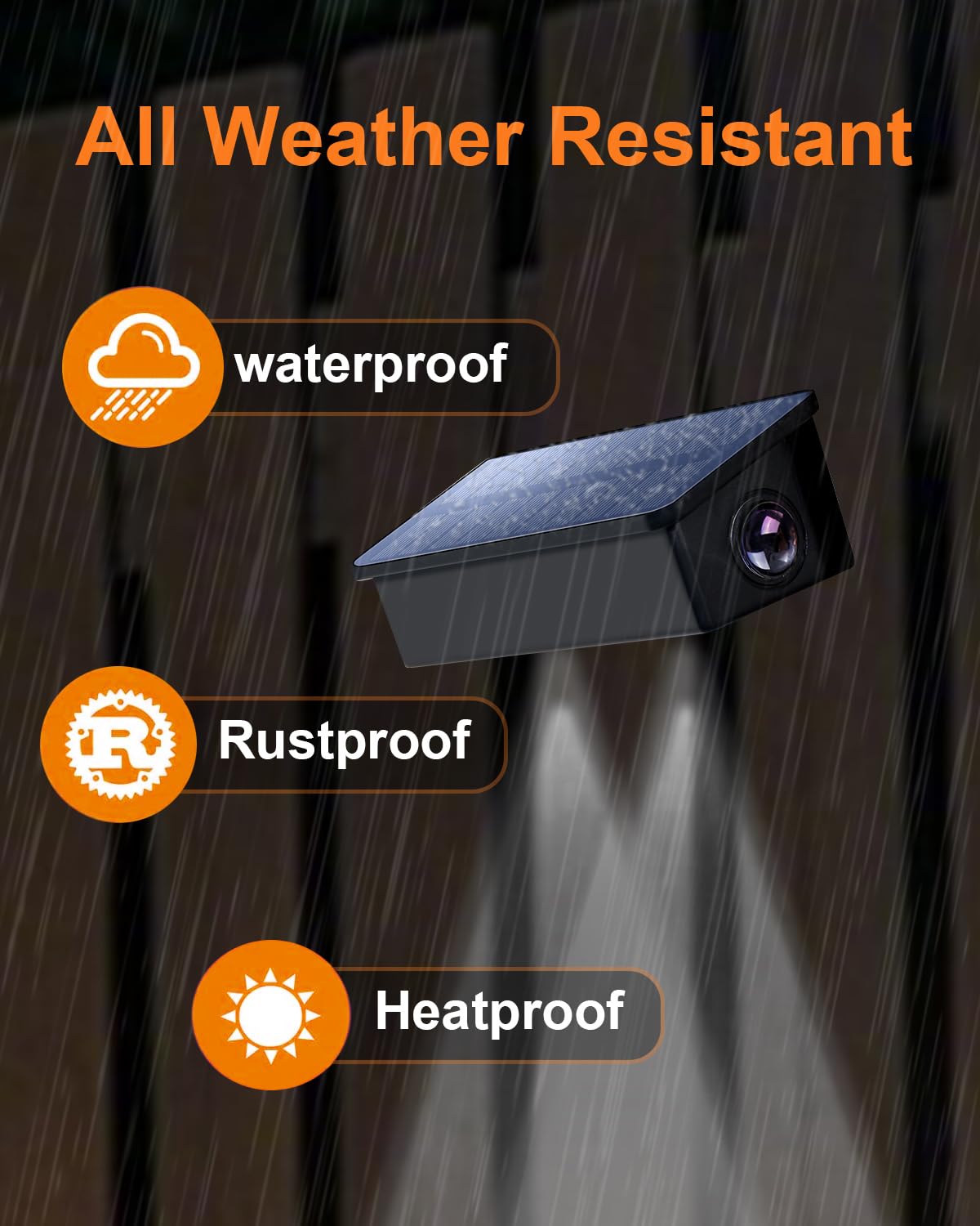 Solar Fence Lights Outdoor Waterproof LED Spot Lens for Step, Wall, Deck, Patio, Yard, Rail, Garage, Pool, Stair, Walkway, Garden Landscaping Enhanced Security Easy Install Cool White 16 pack