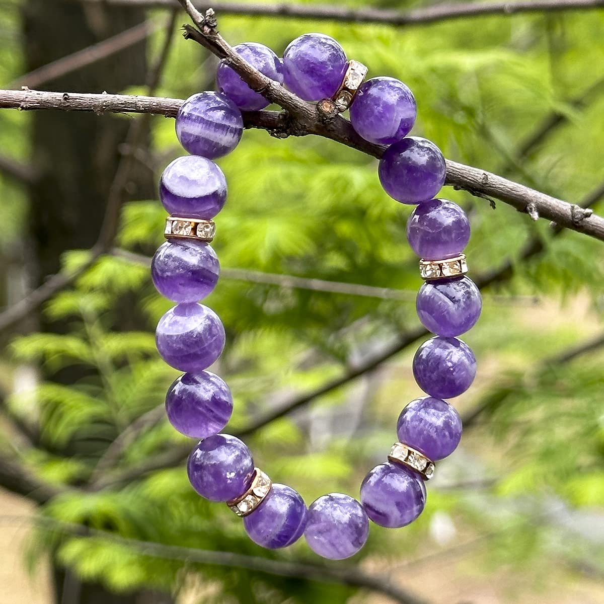 liagza Healing Bracelet For Women Anxiety Crystal Bracelet Chakra Beaded Bracelets Rose Quartz Crystals And Healing Stones Yoga Bead Bracelet Calming Stretch Bracelet Stress Relief Gifts For Women