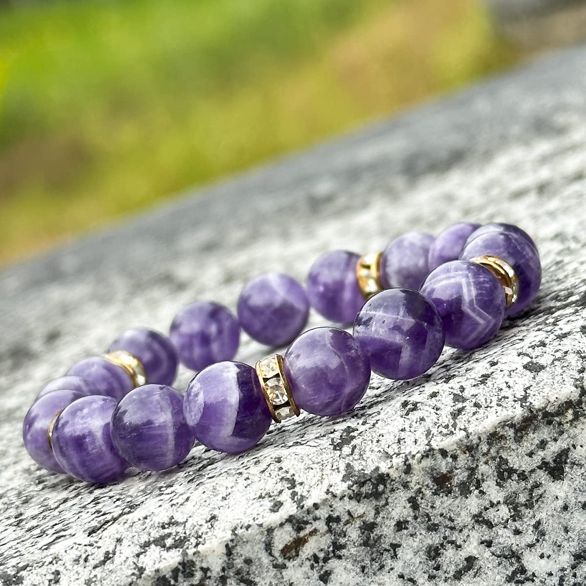 liagza Healing Bracelet For Women Anxiety Crystal Bracelet Chakra Beaded Bracelets Rose Quartz Crystals And Healing Stones Yoga Bead Bracelet Calming Stretch Bracelet Stress Relief Gifts For Women