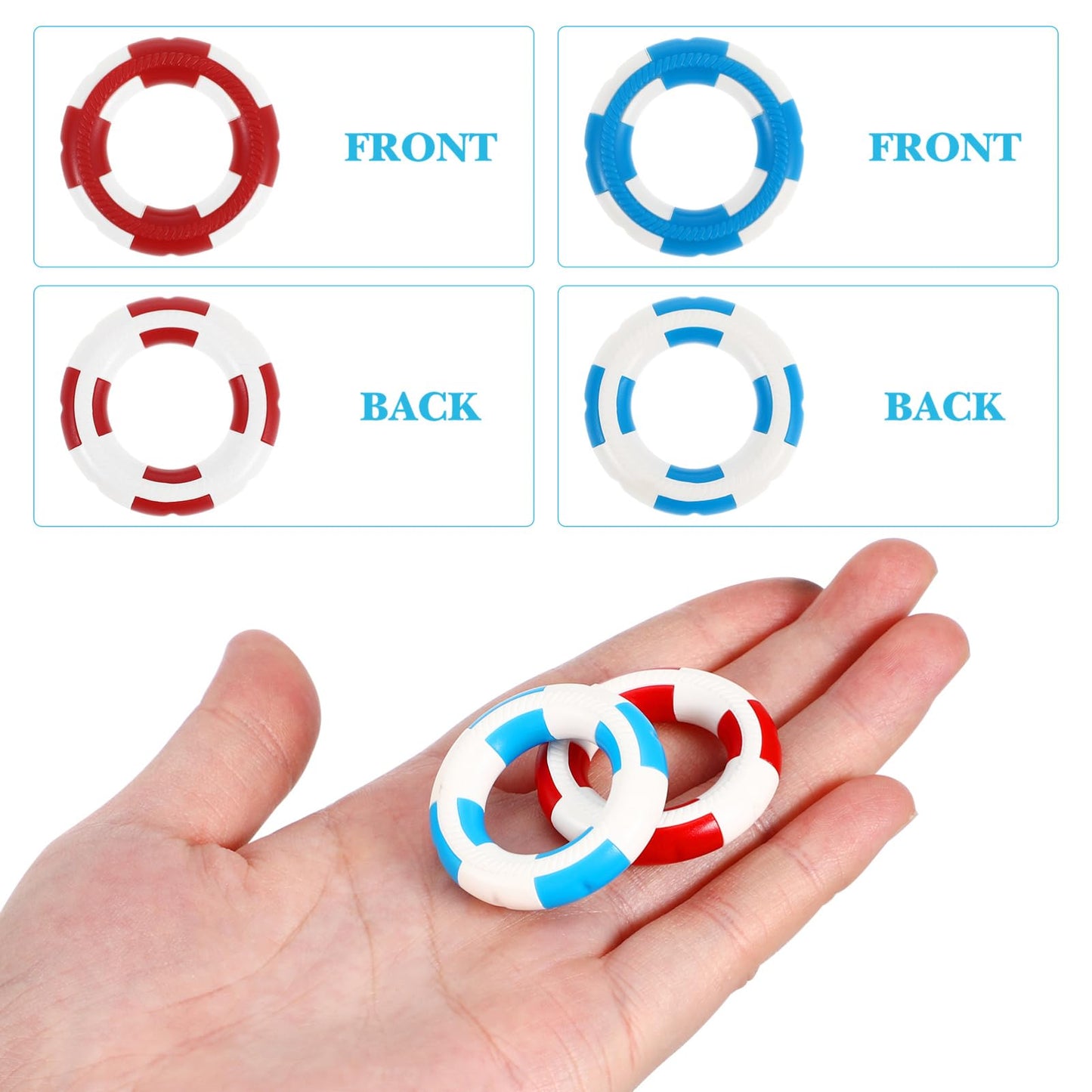 Angoily 1 12 Scale Miniature Dollhouse Swimming Pool Set with Swim Ring and Beach Chair Plastic Mini Toy Pool for Doll Accessories 7.87 X 3.54 X 0.79 Inches