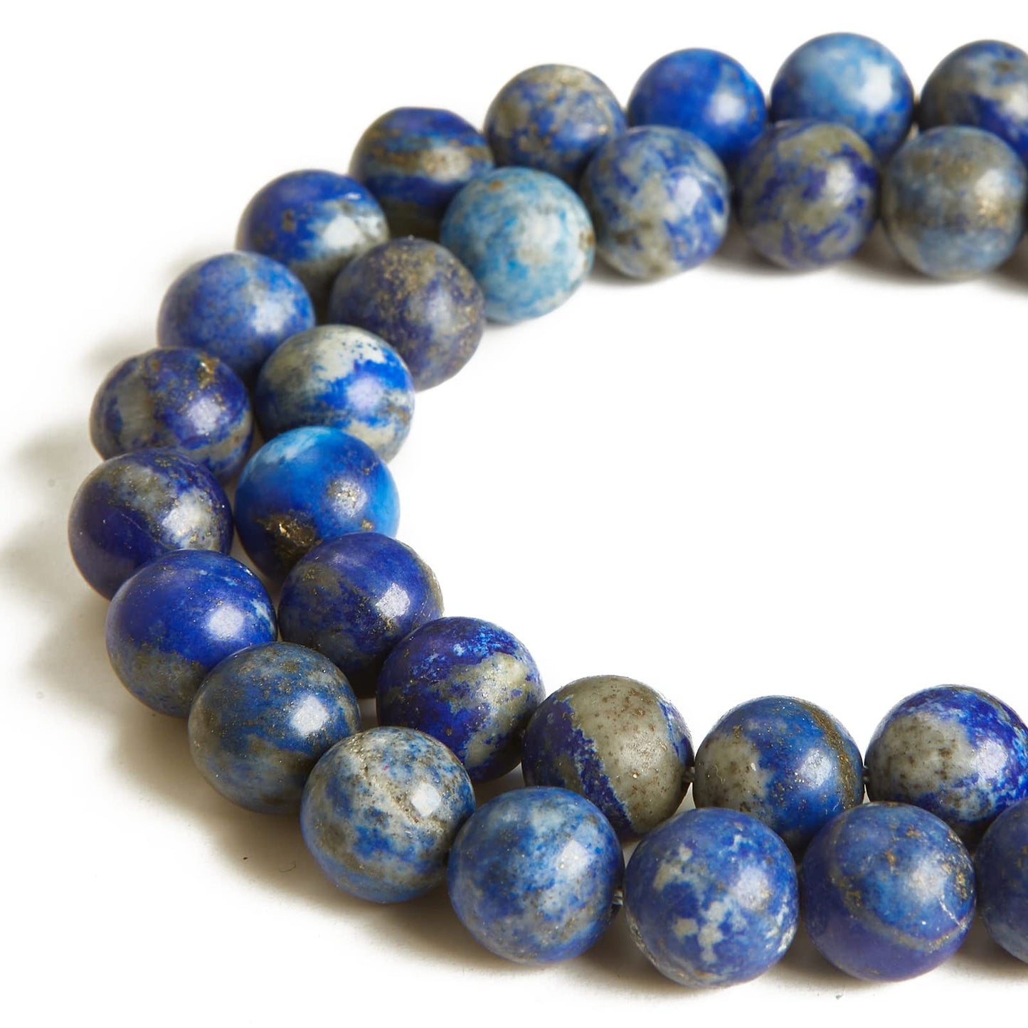 100pcs 6mm Lapis Lazuli Beads Natural Gemstone Beads Round Loose Beads for Jewelry Making