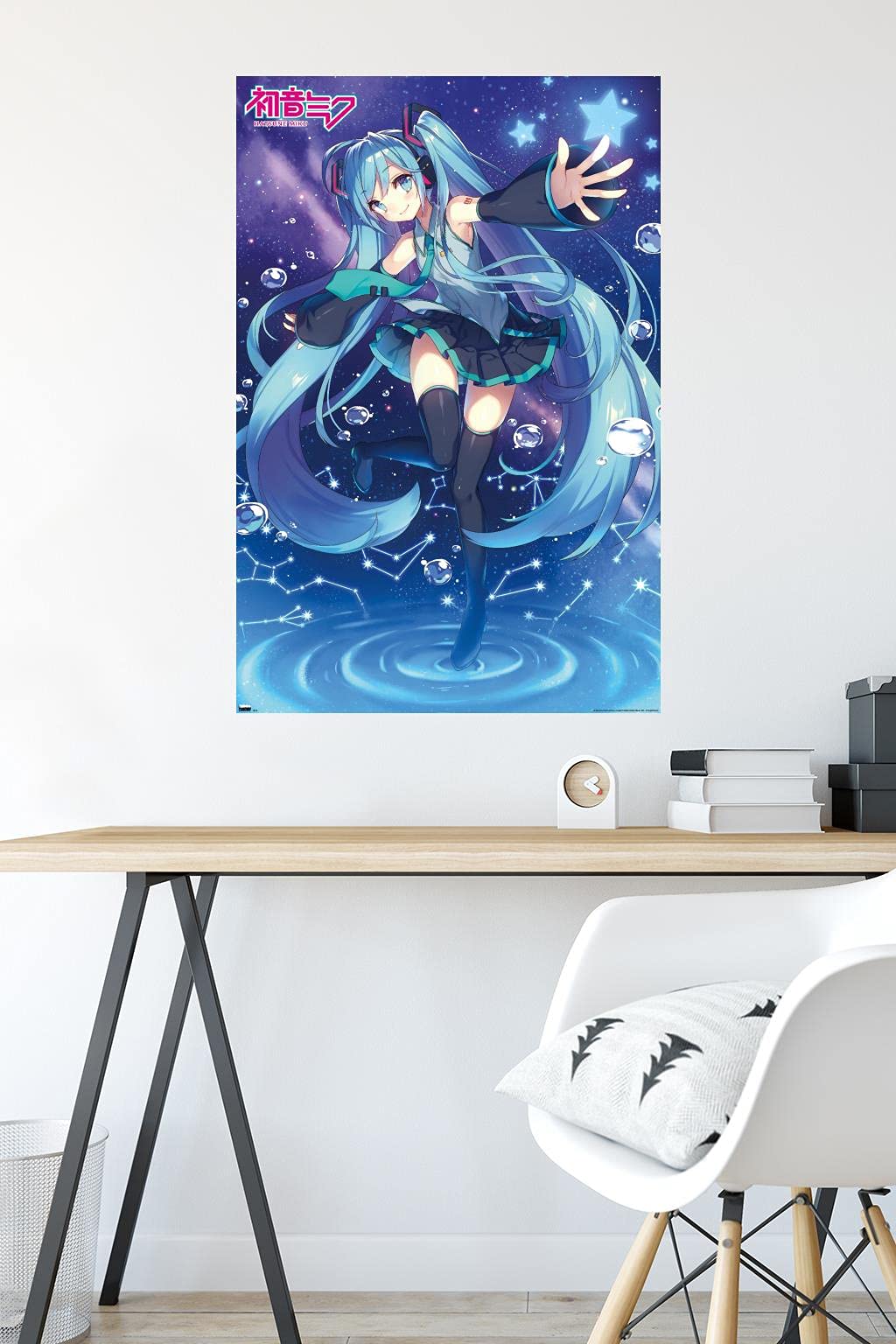 Hatsune Miku - Stars Wall Poster, 34L" x 22.4W", Unframed Version