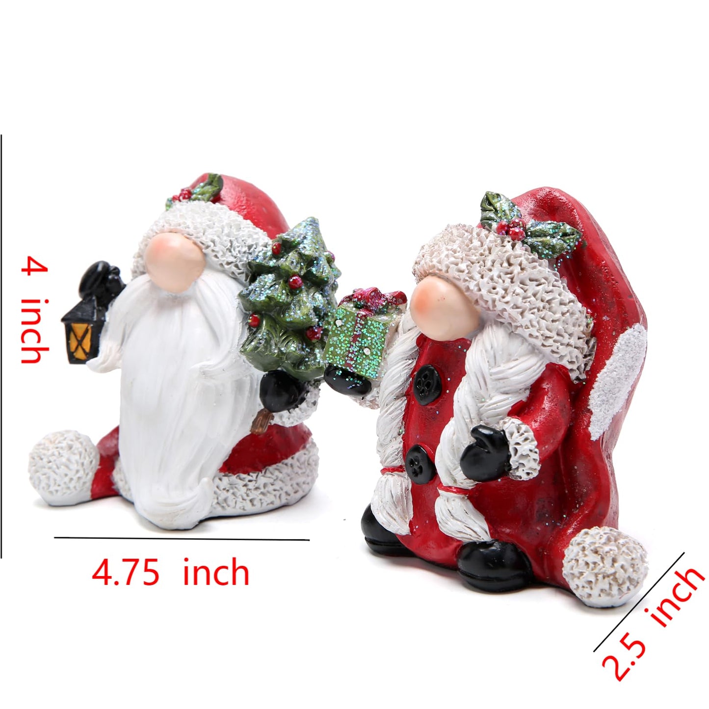 Hodao Joyful Christmas Elf Decorations: Unique Design, Christmas Tree and Gift Elves, Dazzling Lights, Creating a Dreamy Holiday Atmosphere…