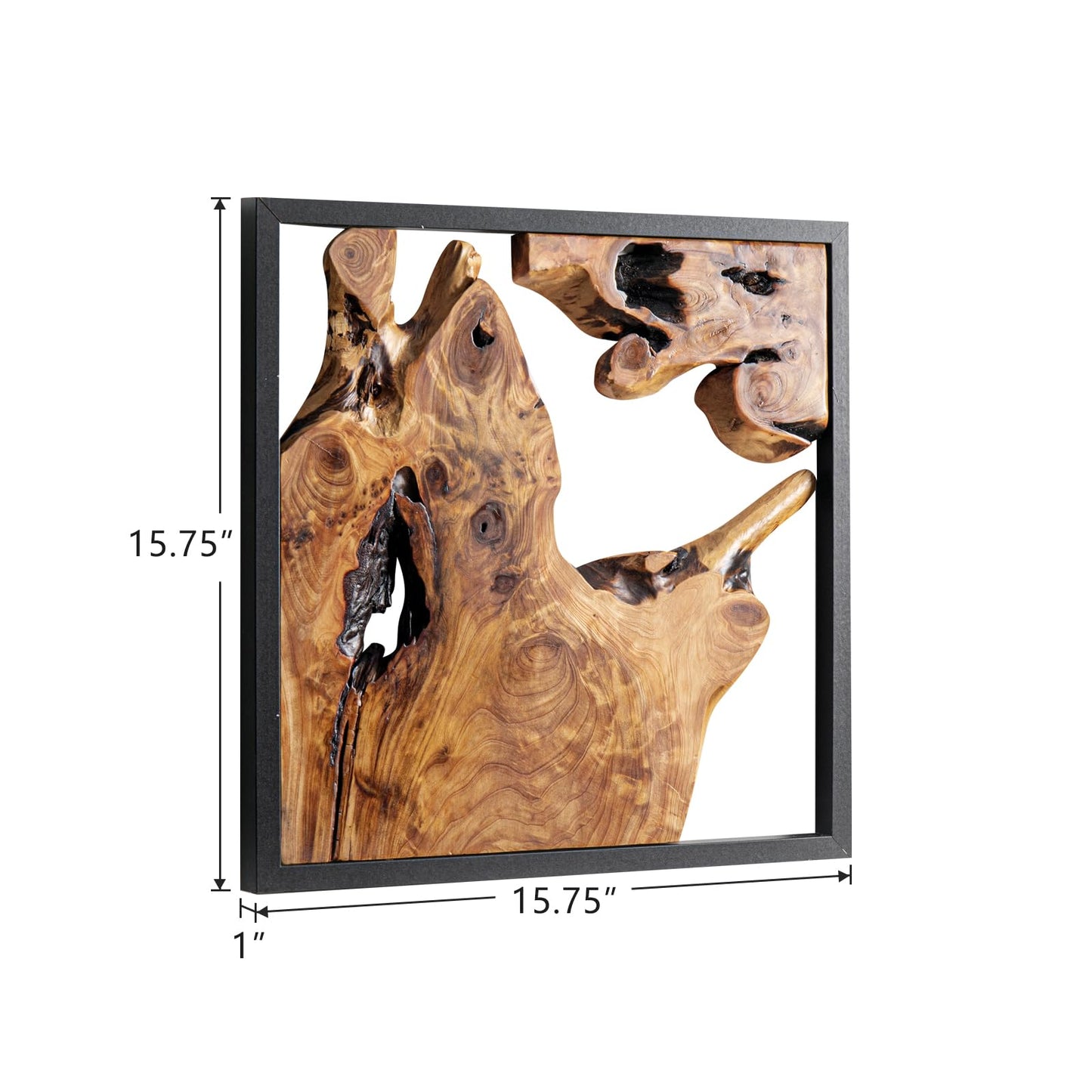 WELLAND 2 Pieces Rustic Cedar Wall Sculptures, Live Edge Wall Art Décor, Decorative centerpieces of wood for Living Room, Bedroom, Bathroom, Home Office, Dining Room,