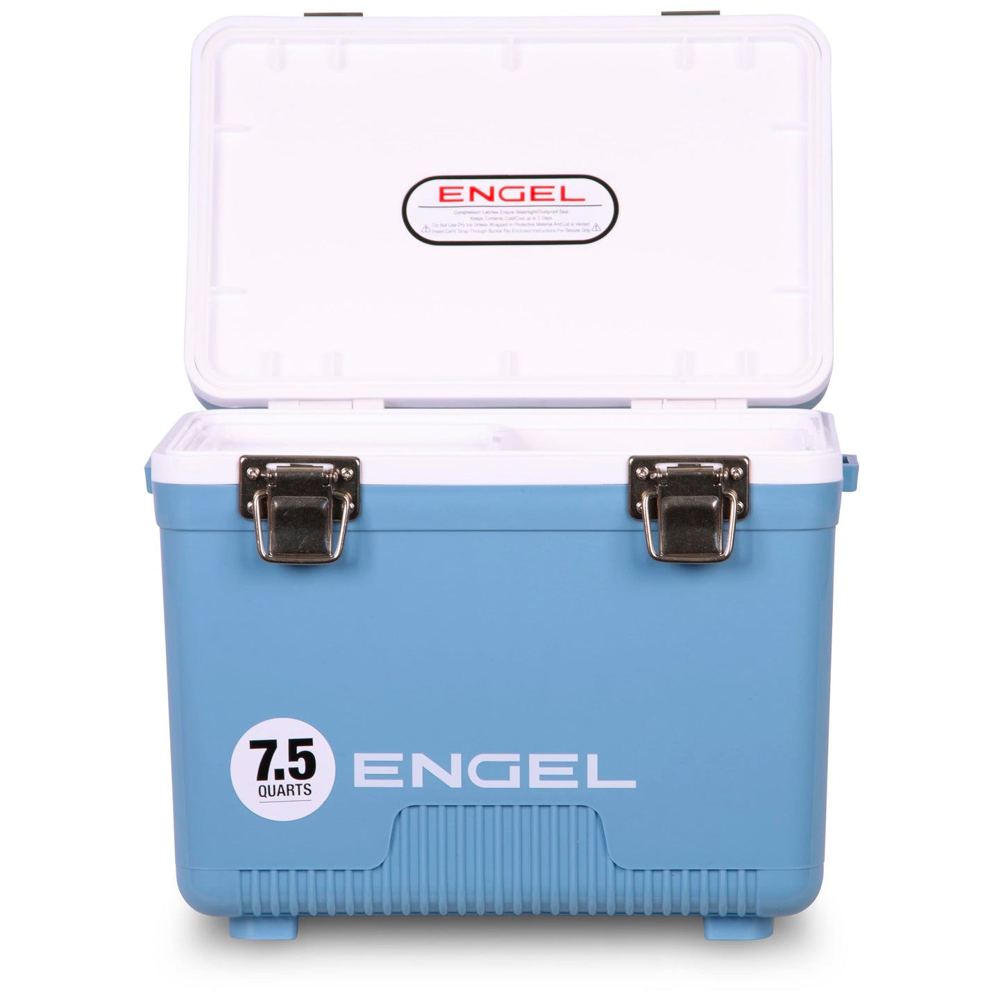Engel UC7 7.5qt Leak-Proof, Air Tight, Drybox Cooler and Small Hard Shell Lunchbox for Men and Women in Arctic Blue