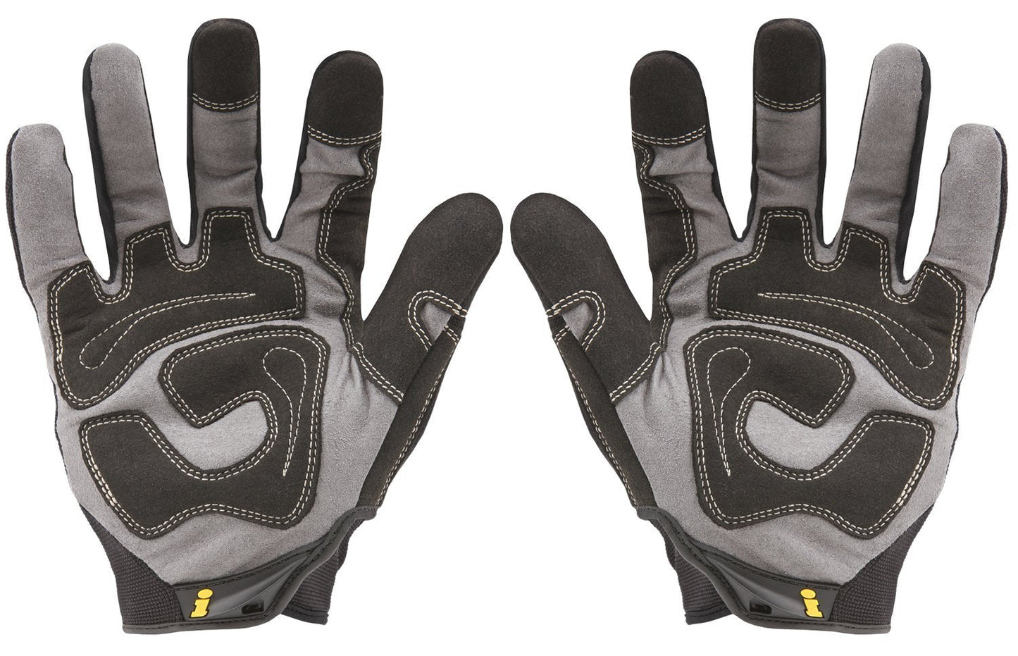 Ironclad General Utility Work Gloves GUG, All-Purpose, Performance Fit, Durable, Machine Washable, Sized Medium, (1 Pair) Black