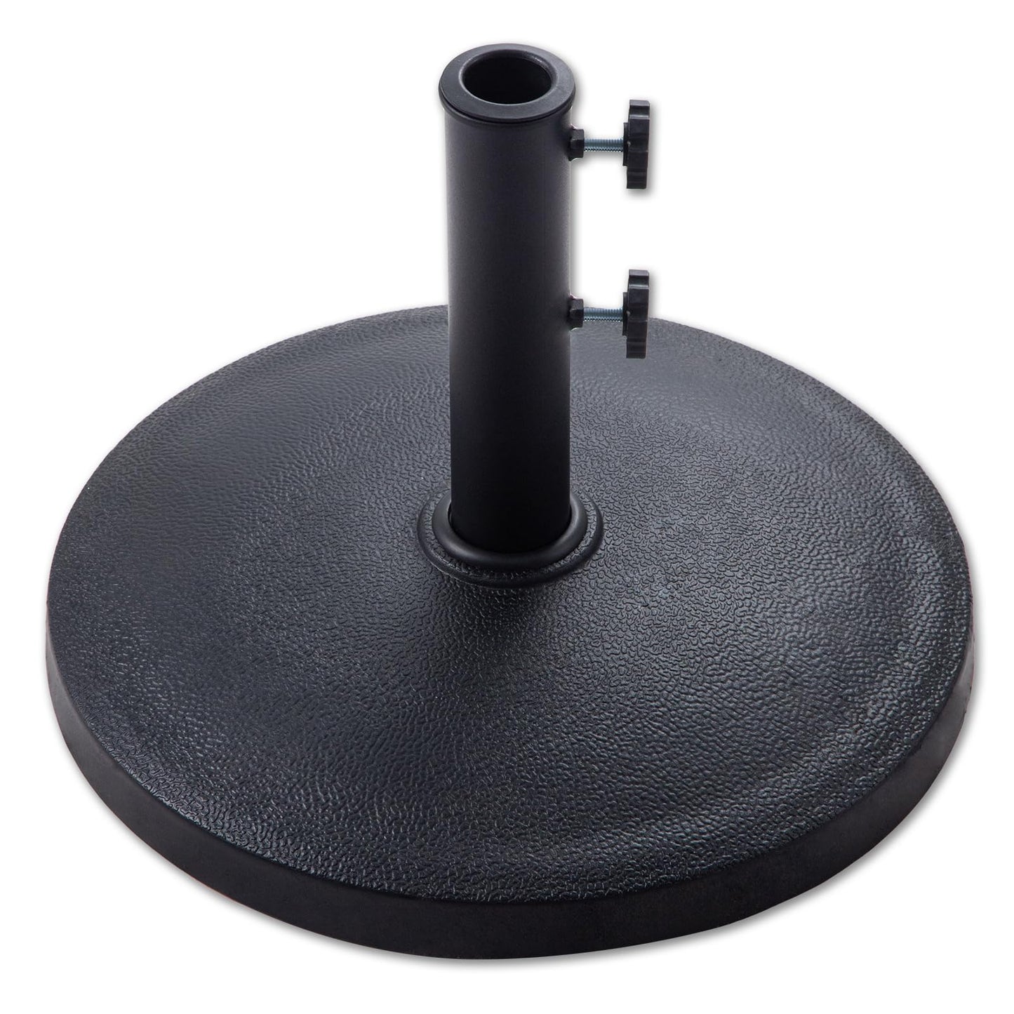 C-Hopetree 42 lb Patio Umbrella Base, Heavy Duty Stand for Outdoor Patio Market Table Umbrella, Black