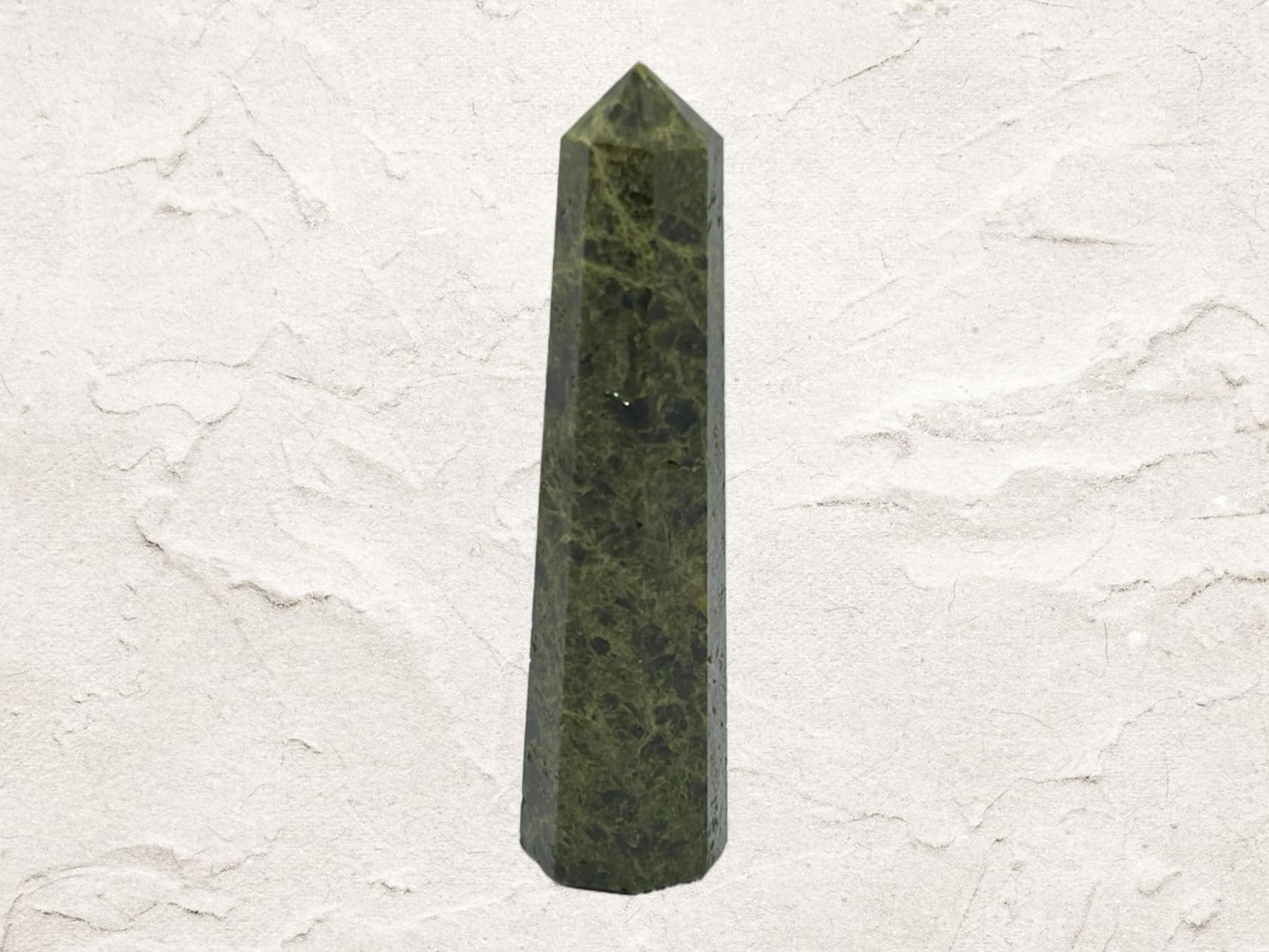 Green Tourmaline 3 Inch Gemstones Obelisk Tower Jumbo Facet Aura Rock Crystal Natural Polished Earth Wand Spirit